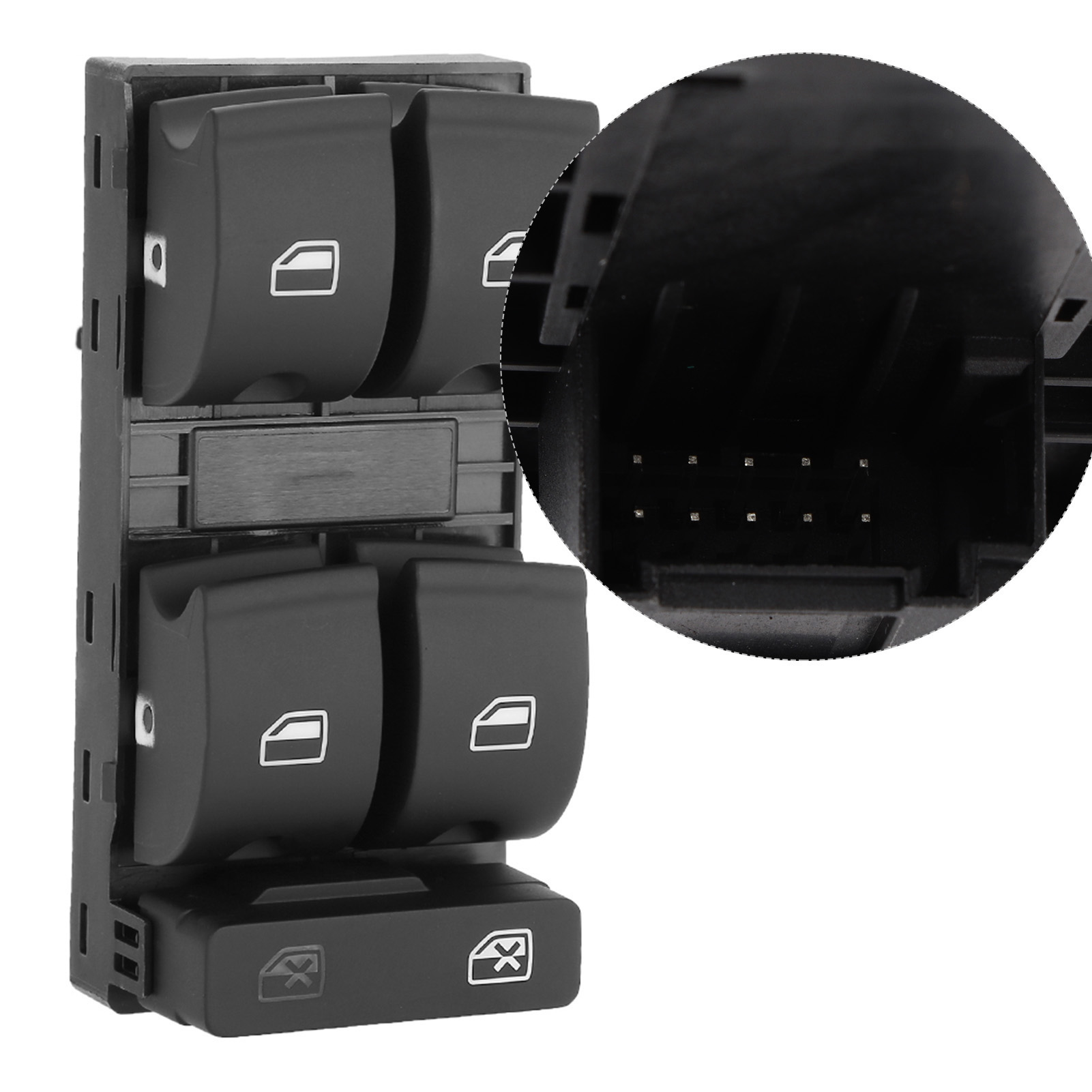 Hauptschalter Für Elektrische Fensterheber 8ed959851, Kompatibel Mit Audi A4/s4 B6 B7 Rs4 Und Seat Exeo, Fensterheberschalter, Originalteil