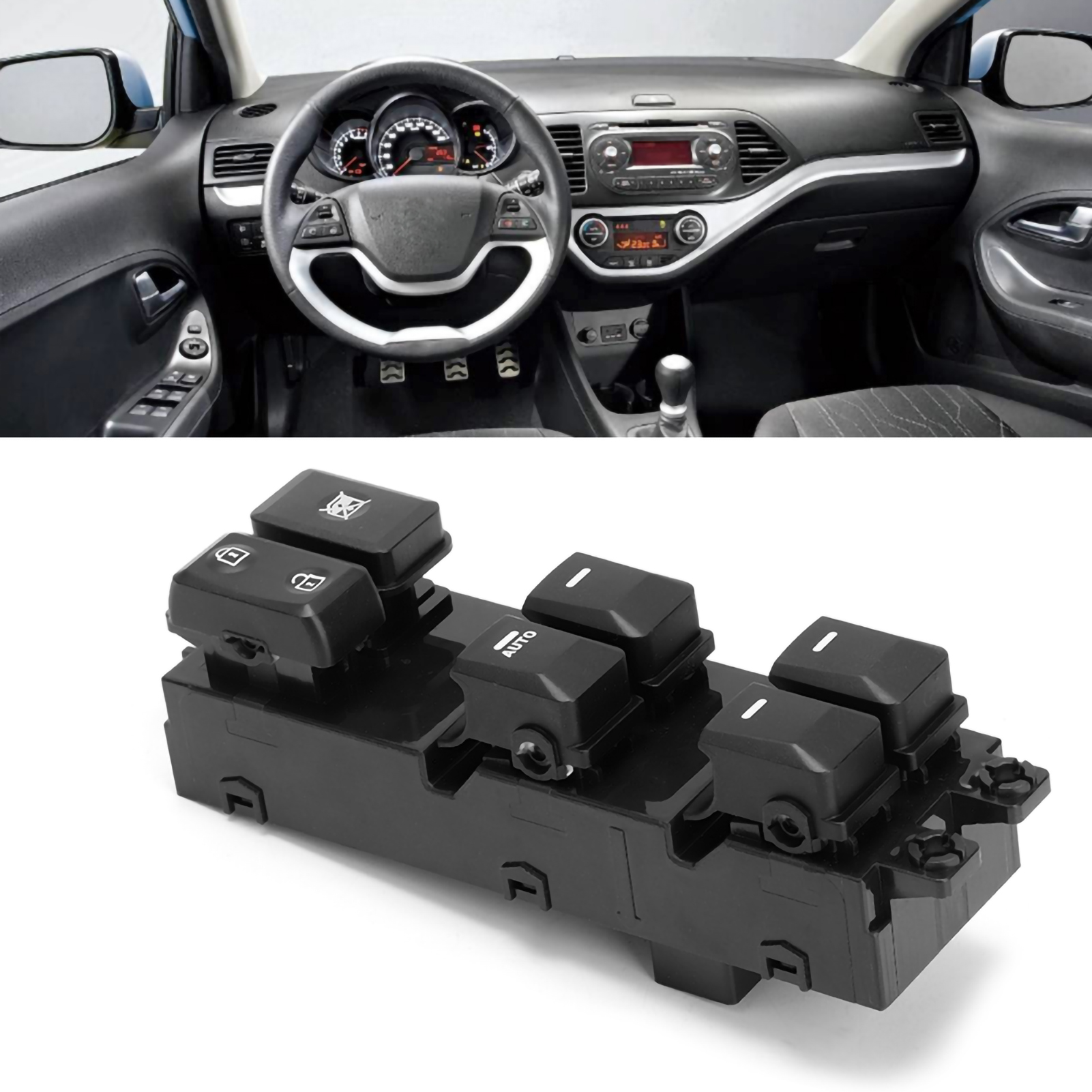 Ersatzteil Für Fensterheberschalter, Passend Für Kia Picanto 2012-2015, Teilenummer 93570-1y200
