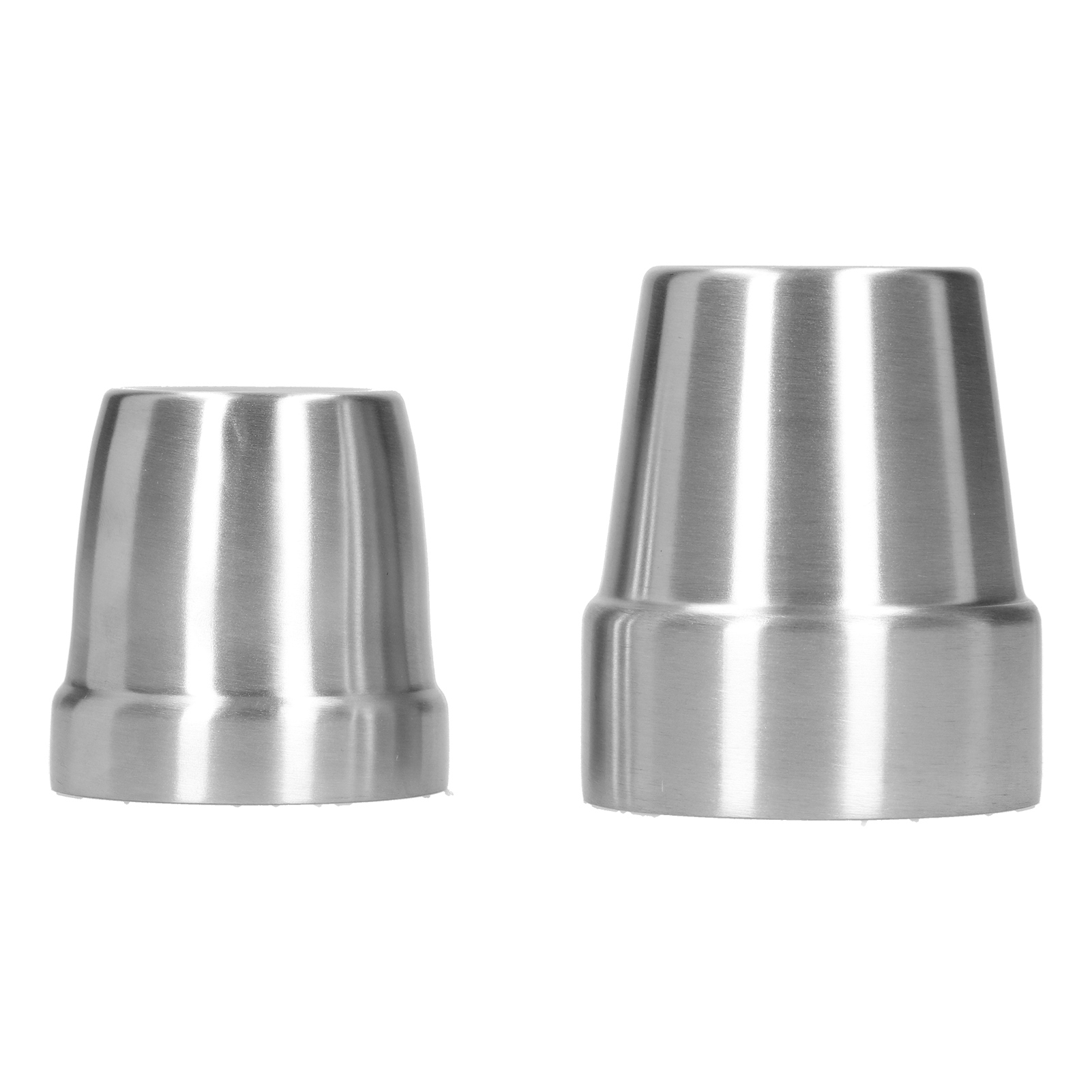Set Aus 2 Doppelwandigen Edelstahlgläsern, 180 Ml Und 300 Ml, Bier-, Kaffee- Und Wasserbecher Für Restaurants.