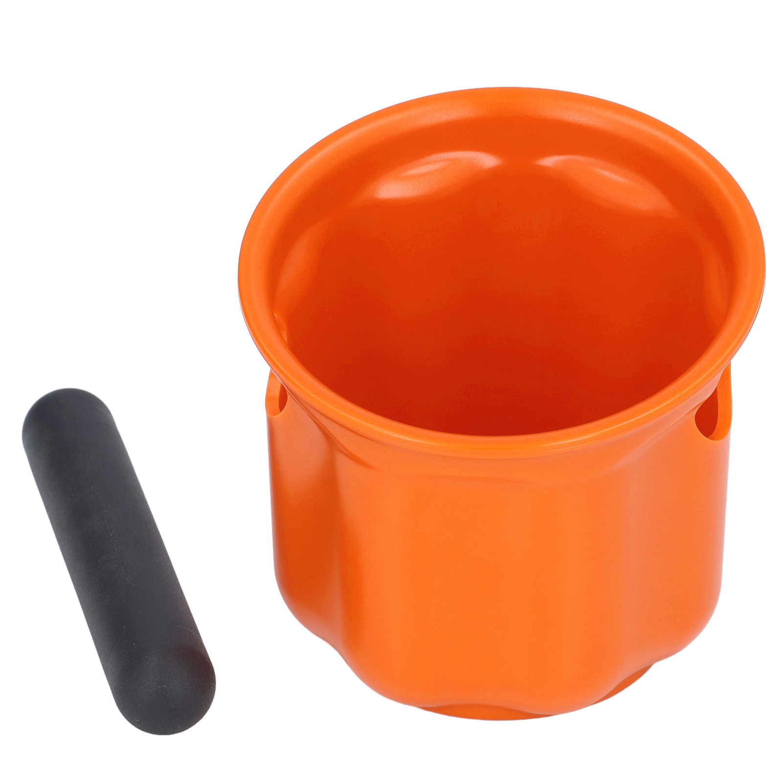 Kaffeesatz-abschlagbox, Stoßdämpfend, Robust, Kaffeesatz-auffangbehälter, Café-zubehör, Orange
