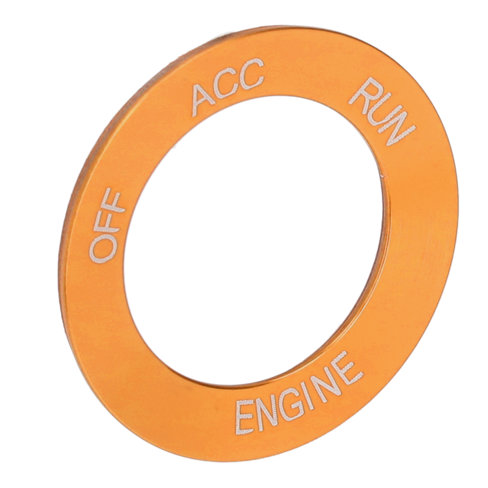 Rutschfester Aluminium-start-/stoppschalterring, Orange, Ersatzteil Für Dodge Challenger 2010-2021