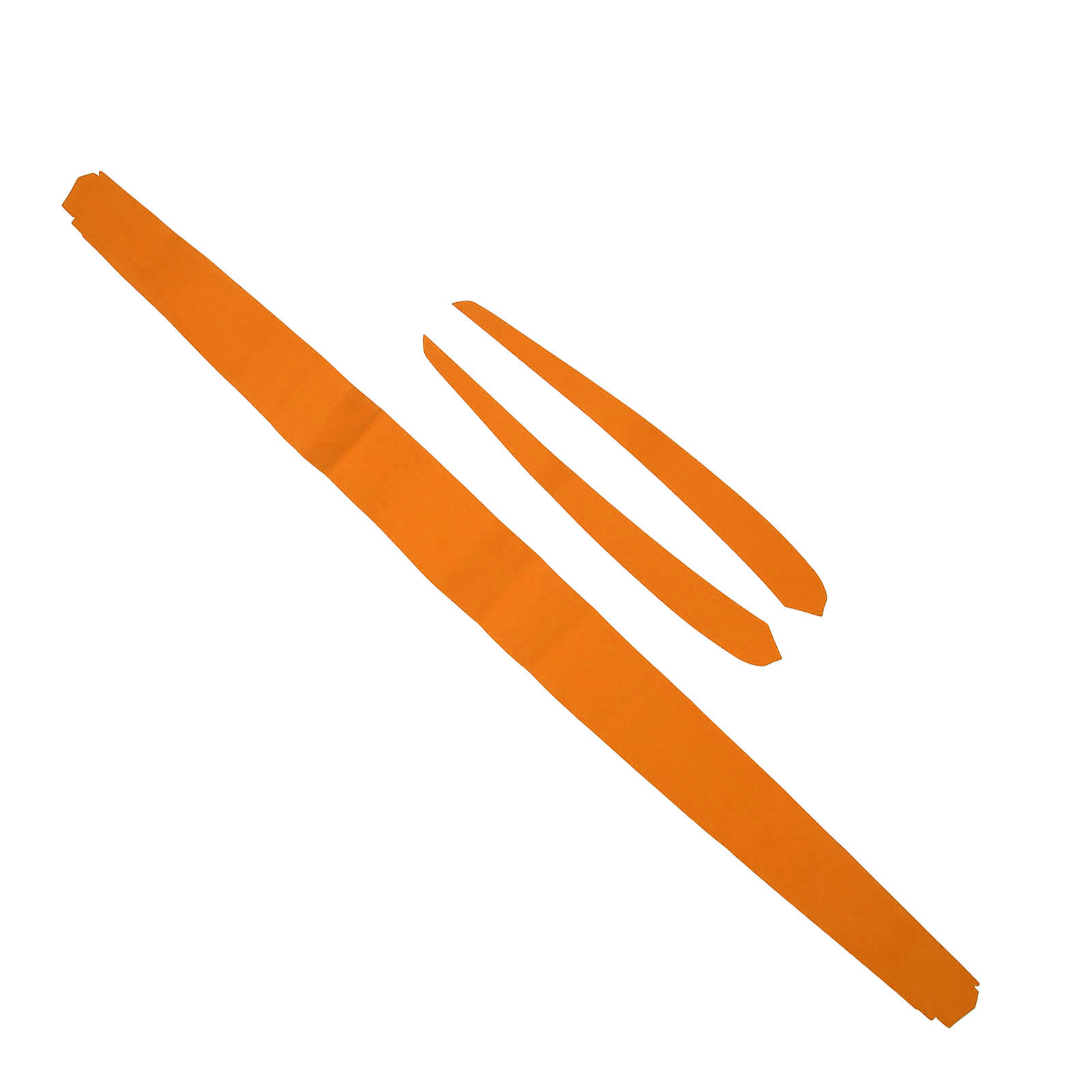 Türverkleidung Aus Weichem Wildleder Für Tesla Model 3 Y (2019–2023), Orange
