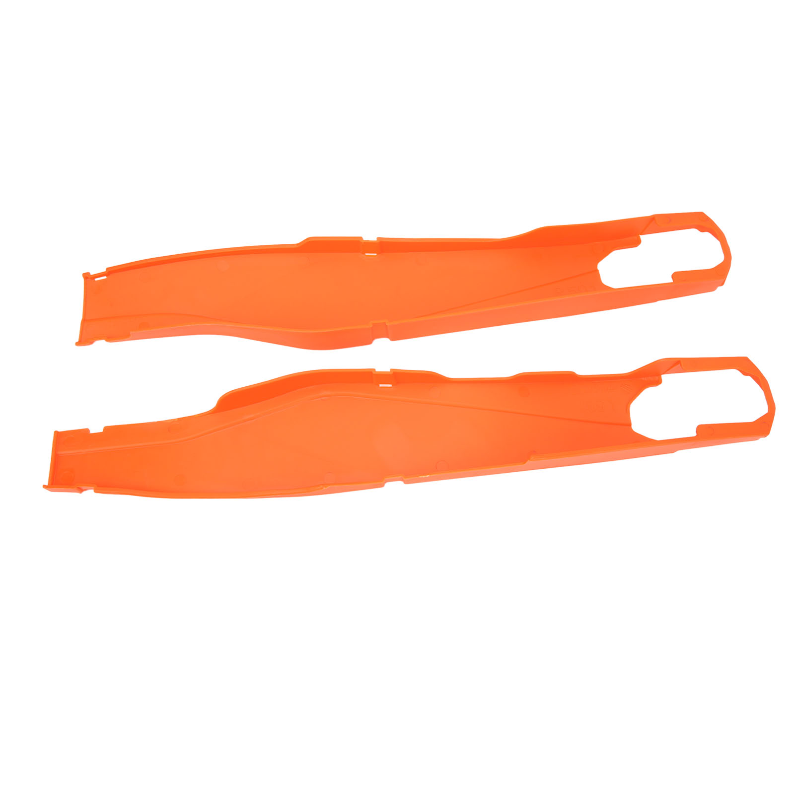 Paar Schwingen-staubschutzbleche Für Vorder- Und Hinterradschwinge, Links/rechts, Kompatibel Mit Exc 125-500, Mattorange Getönt, Wasserdicht, Robust.