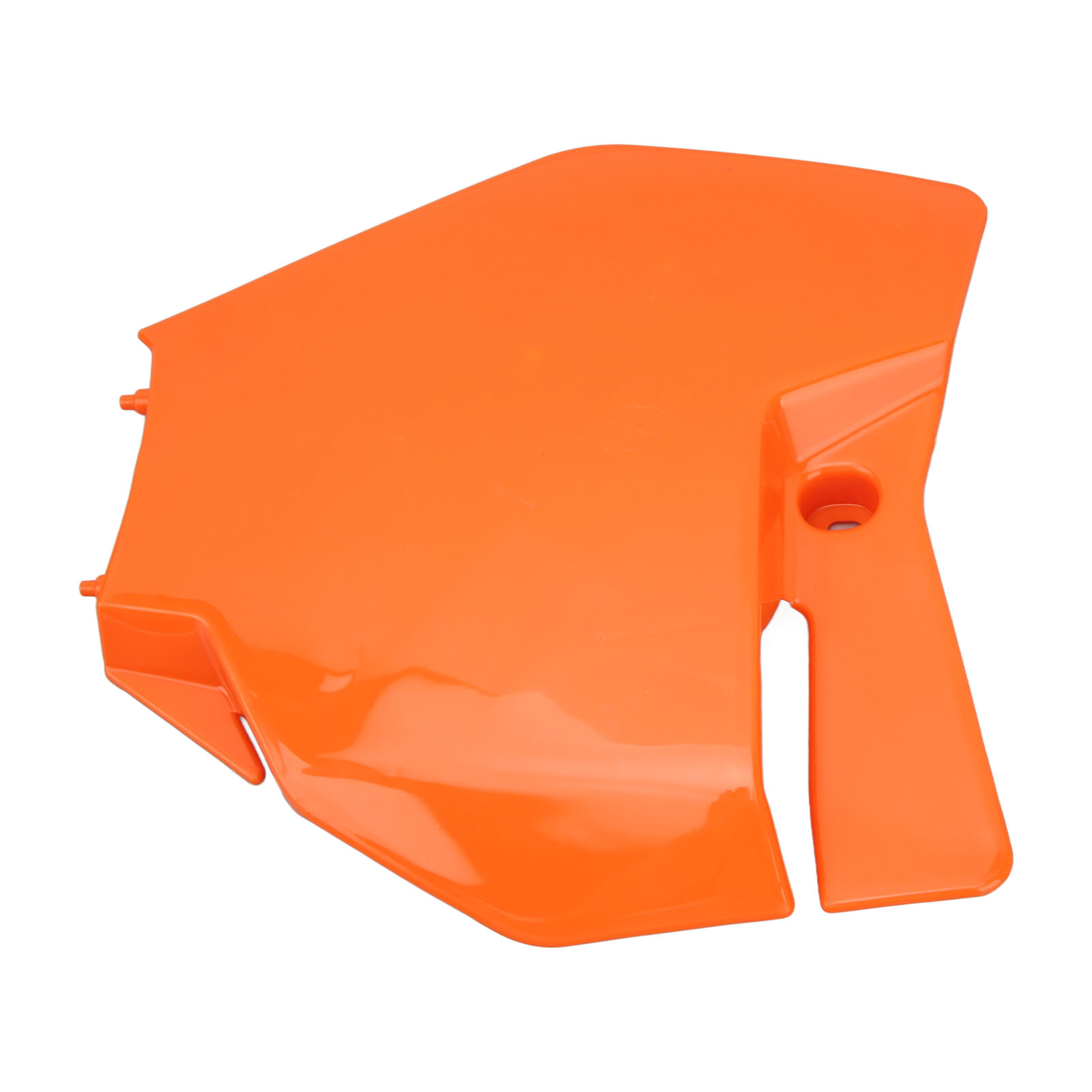 Abs-motorrad-frontnummerntafel Für Exc 150 250 300 Tpi 2020-2022 Orange, Starres Kunststoff-lenkeremblem, Universelles Kennzeichenschild, Gabelschutzset.