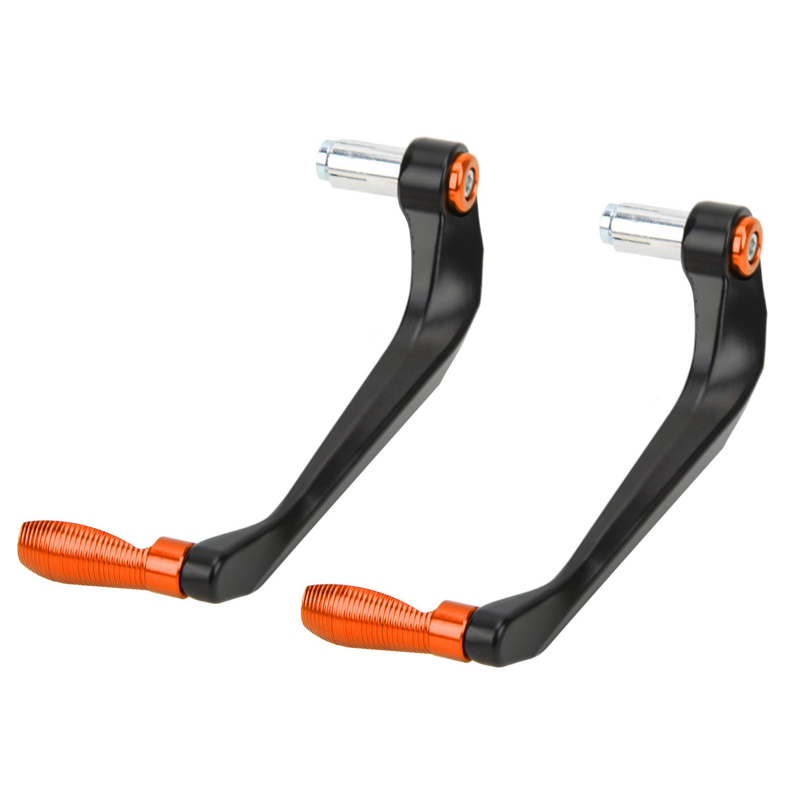 Zweiteiliger Motorrad-hebelschutz Aus Aluminiumlegierung, Brems- Und Kupplungsscheibe Für Mountainbike-lenker, Orange