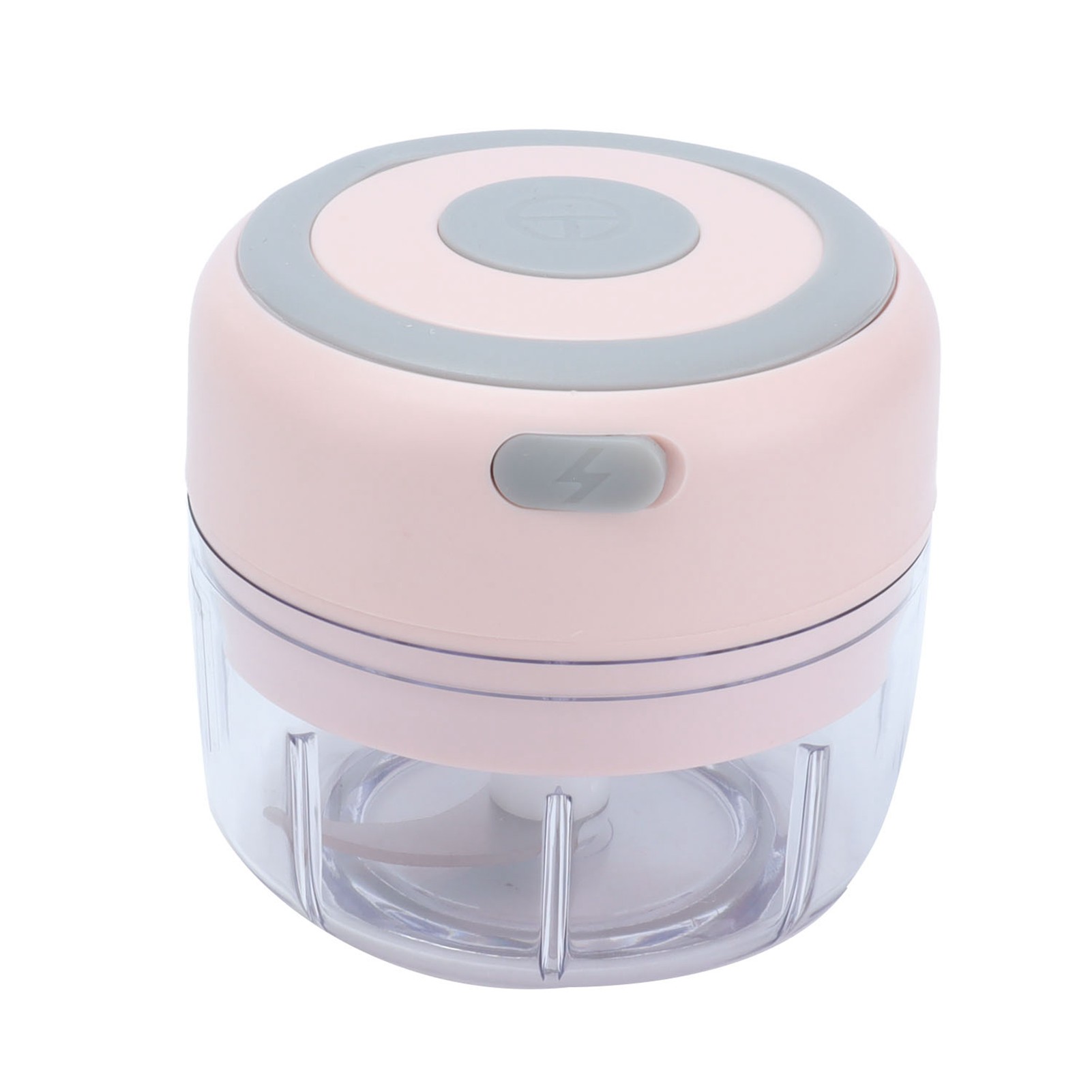 Elektrischer Knoblauchzerkleinerer (100 Ml), Usb-wiederaufladbar, Tragbarer Fleischwolf Für Die Küche, Rosa