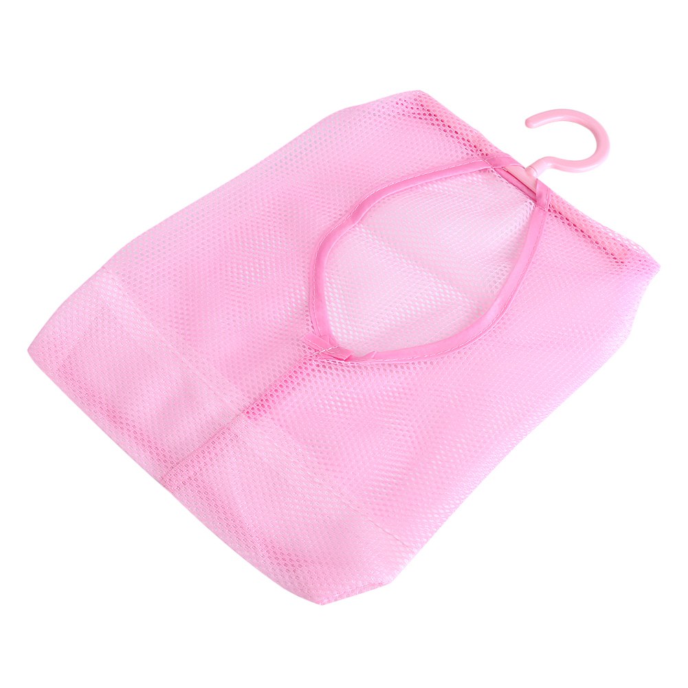Multifunktionale Hängeaufbewahrungstasche Aus Netzgewebe Für Socken, Strumpfhosen, Bhs Und Unterwäsche – Rosa, Wand-badezimmer-organizer