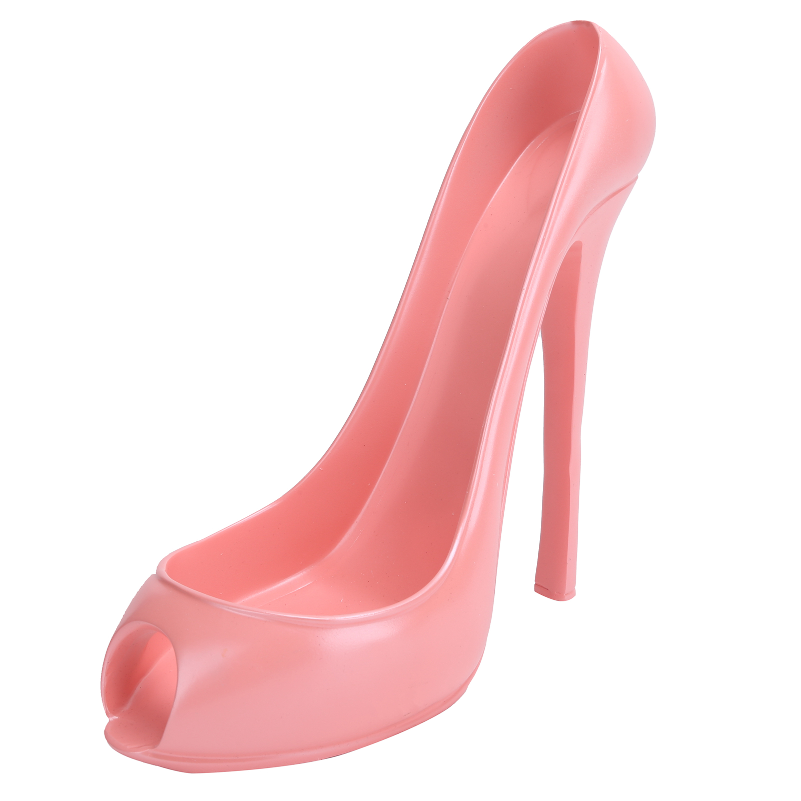 Origineller Weinflaschenhalter In Form Eines High Heels, Weinpräsentationsständer, Heimdekoration, Accessoire, Rosa.