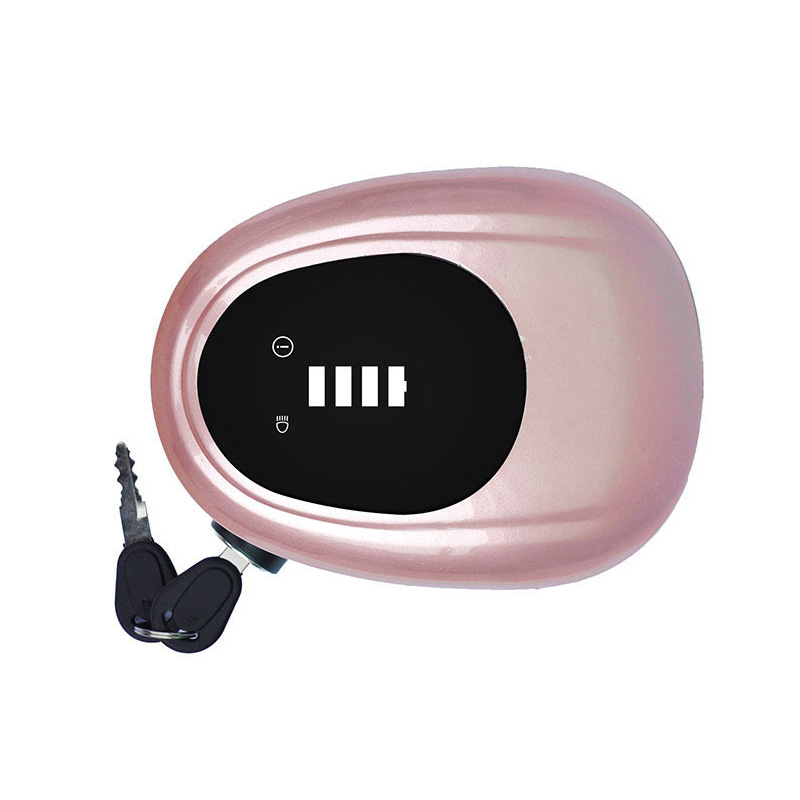 Frontlicht Für Elektrofahrräder, Heller, Wasserdichter Scheinwerfer, Abgedichtetes Gehäuse, Hupe, Sicherheit, Roségoldene Farbe