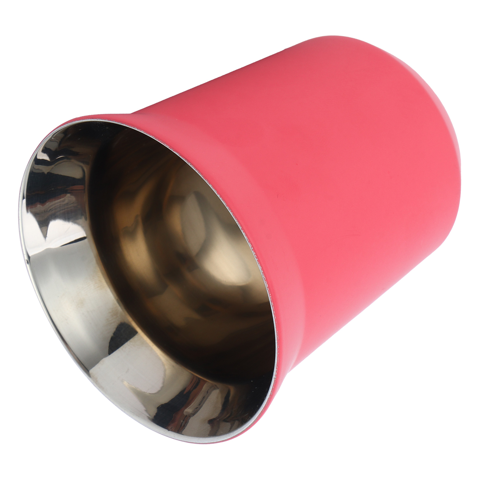 Doppelwandiger, Isolierter Kaffeebecher Aus Edelstahl 304 Mit Kapsel, Rot/rosa, 160 Ml, Für Die Küche