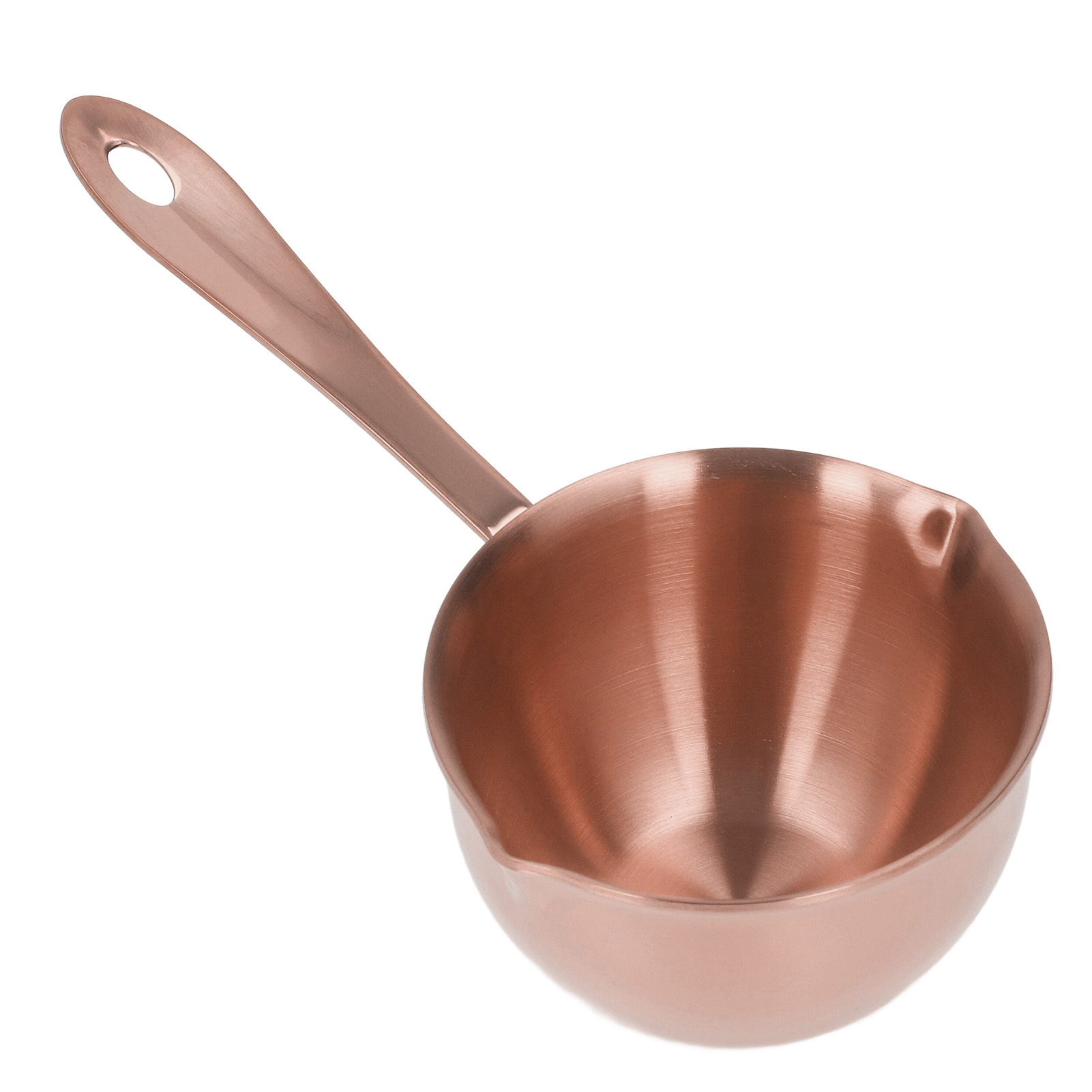 Edelstahl-kochtopf, Professioneller Kochtopf Mit Ausgießer Für Milchschokolade Und Heißes Öl, Roségold