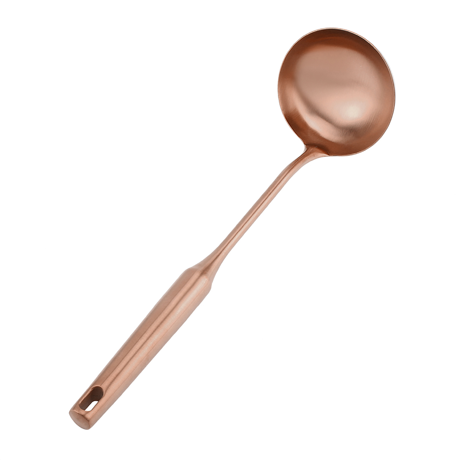 Große Schöpfkelle/suppenlöffel Aus Edelstahl, Roségoldener Küchenspatel, 2-teiliges Küchenutensil.