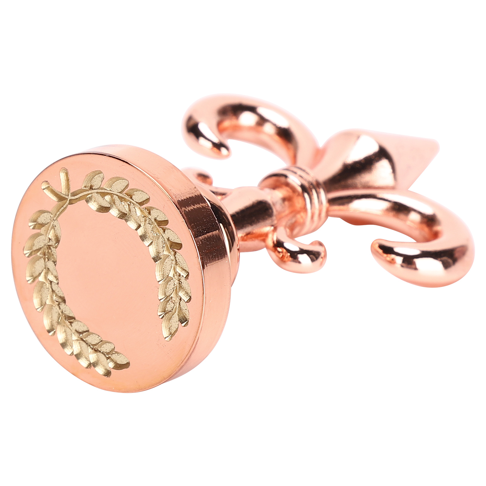 Vintage-siegelstempelhülse, Innovatives Siegelwerkzeug Für Einladungen Und Briefumschläge, Roségoldene Ausführung, Ergonomischer Griff.