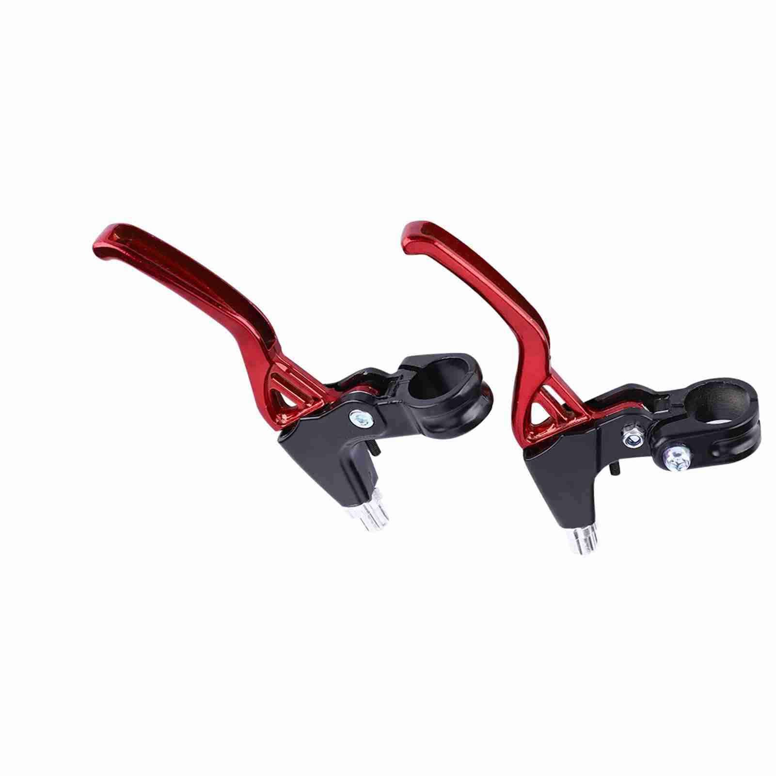 1 Paire De Poignées De Frein En Alliage D'Aluminium Pour Vélo De Montagne (rouge)