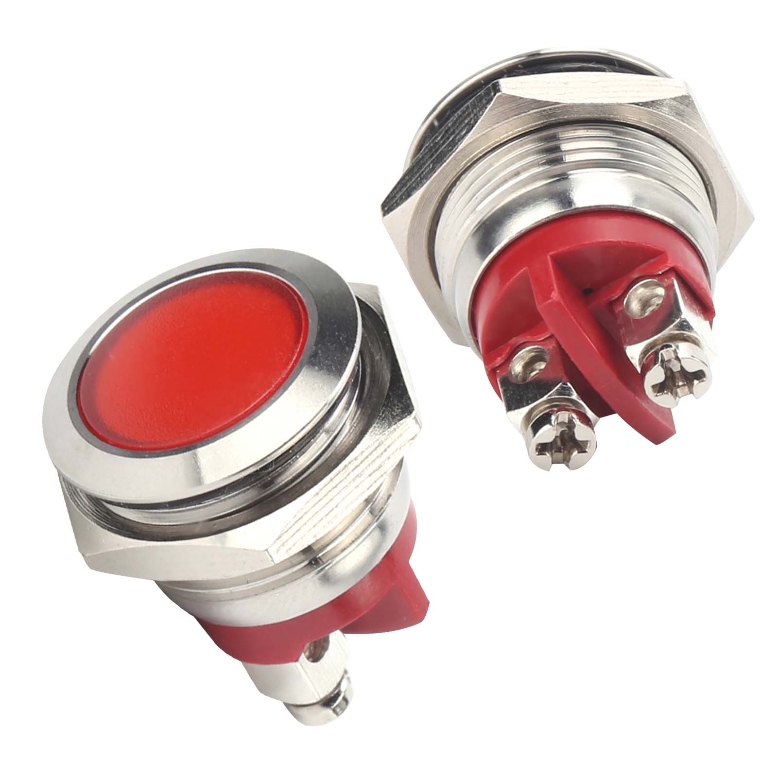 0,6-zoll-led-anzeige, Helles Signallicht, Flammhemmender Sockel, Ip66 Wasserdicht, Universell Einsetzbar (rot)