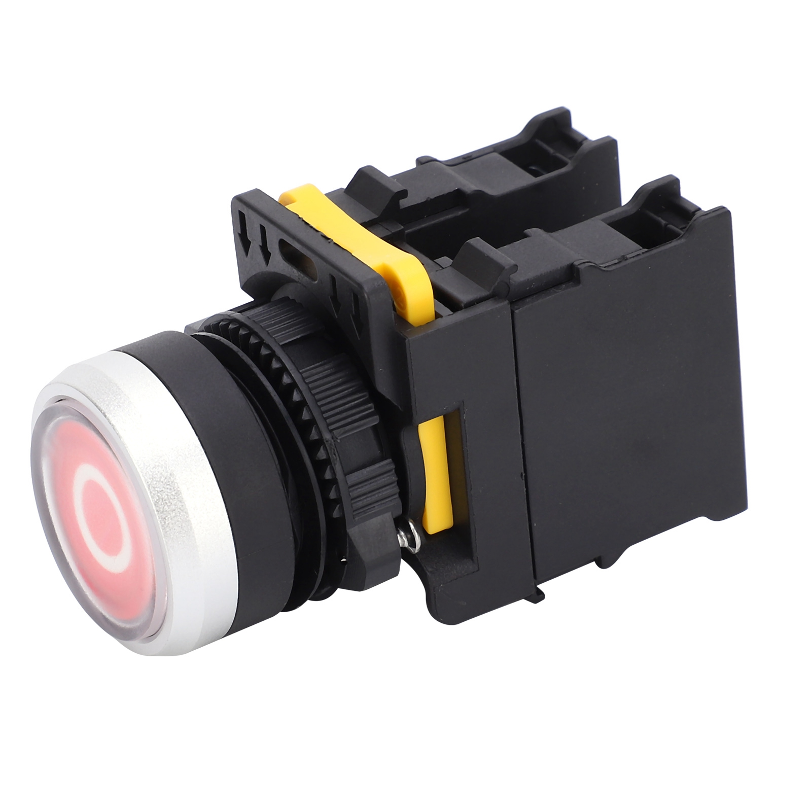 Abs-drucktaster, Stopp-typ, Selbstrückstellend, Wasserdicht, Rot, Ac 220 V