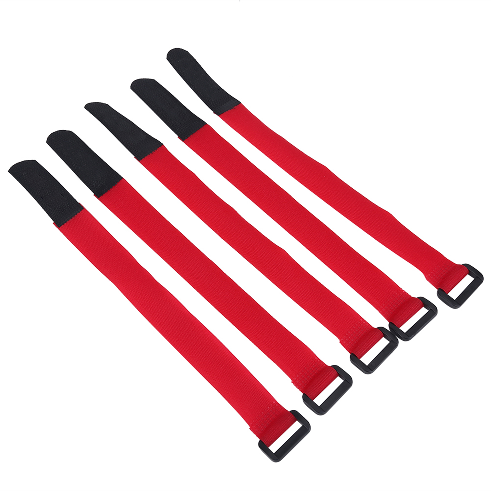 Lot De 5 Sangles De Guidon De Vélo Réglables En Nylon Duuti Sports Cycling Riding (rouge)