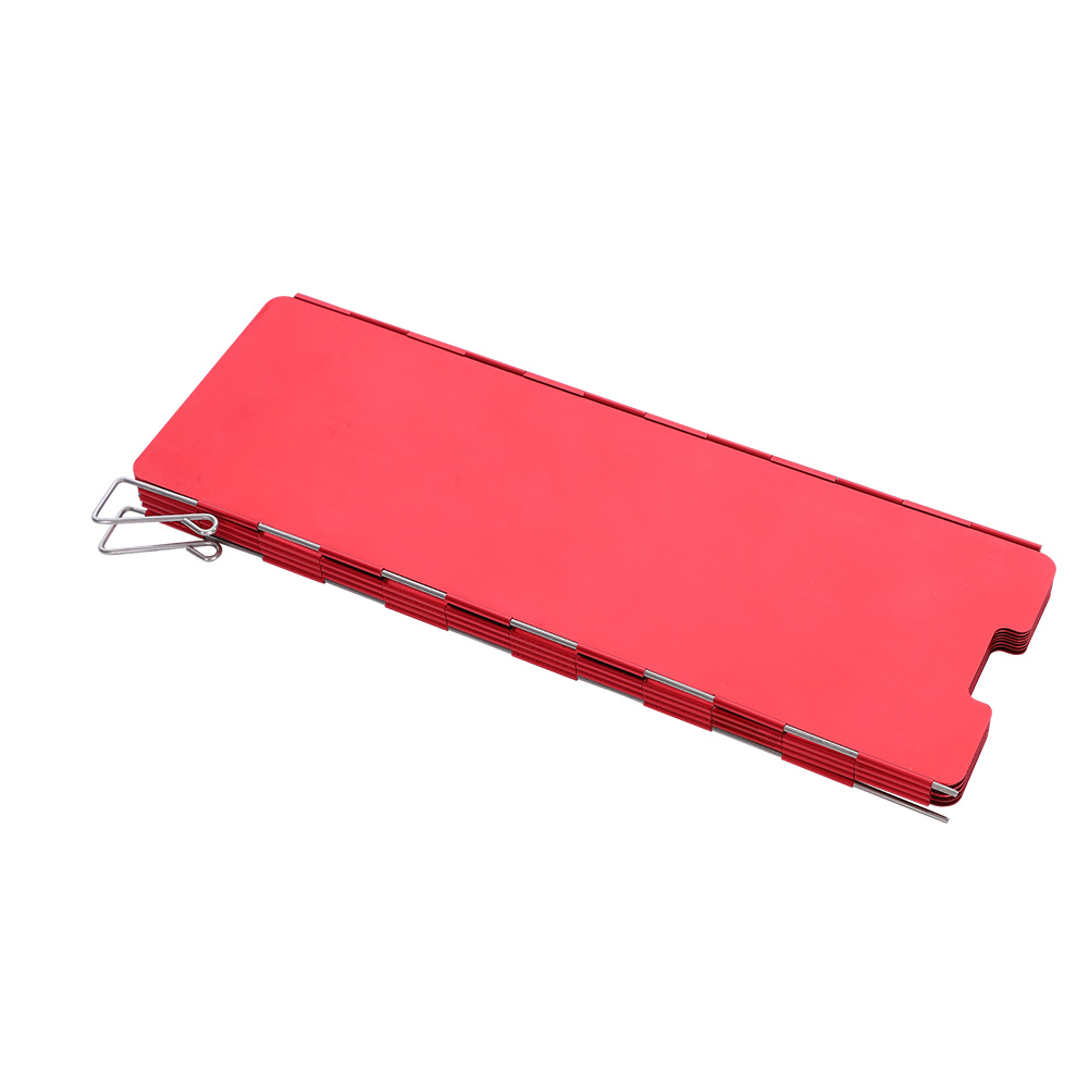 Pare-vent Pliable Pour Réchaud À Gaz 8 Plaques, Accessoire De Camping Extérieur (rouge)