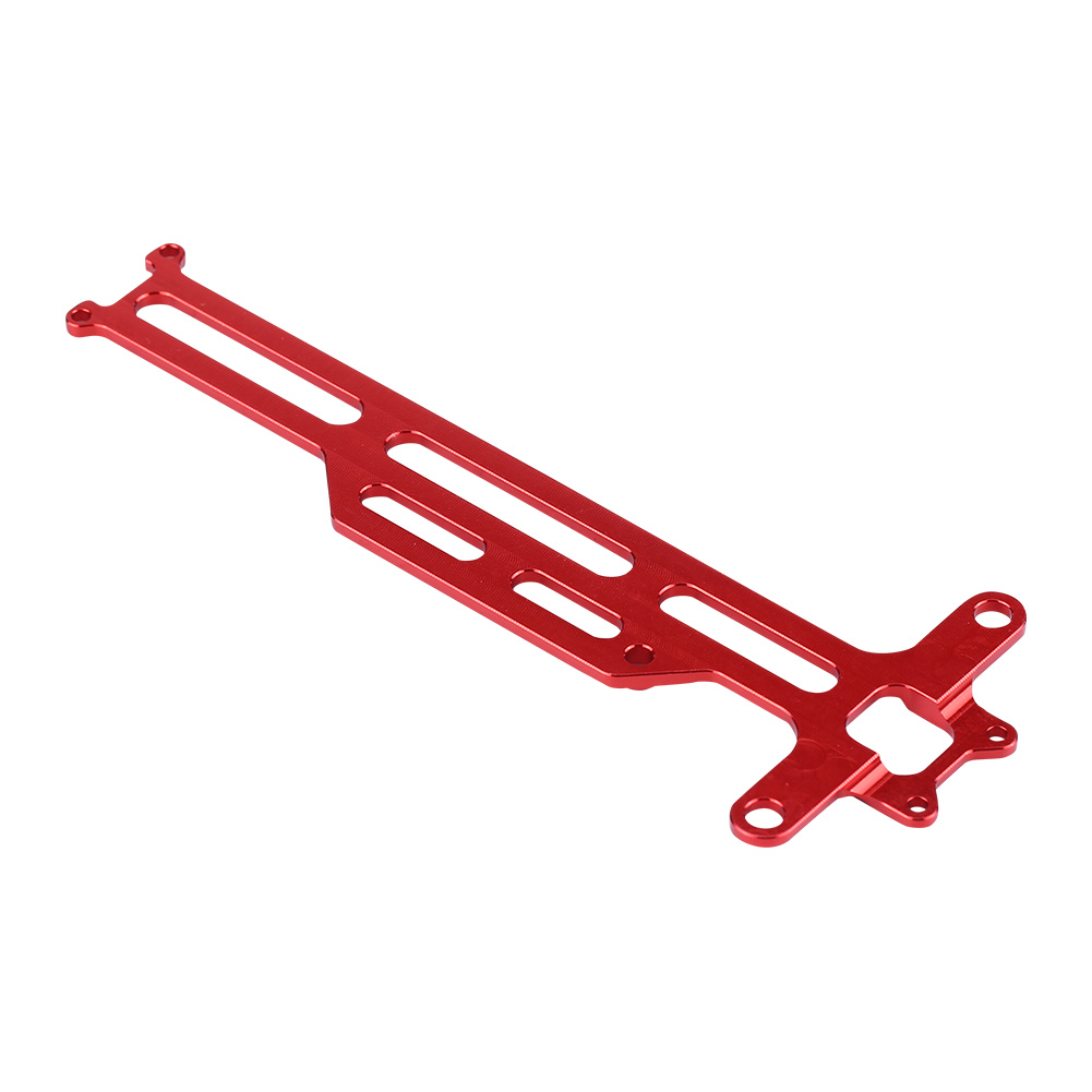 Plateau Radio En Alliage D'Aluminium Usiné Cnc Pour Monster Truck Fs À L'Échelle 1/18 (rouge)