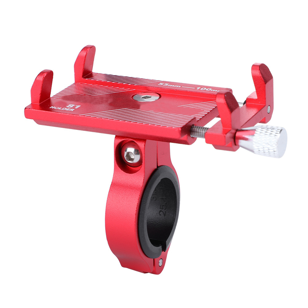 Support De Mini-téléphone Universel En Alliage D'Aluminium Pour Guidon De Vélo De Route Gub (rouge)