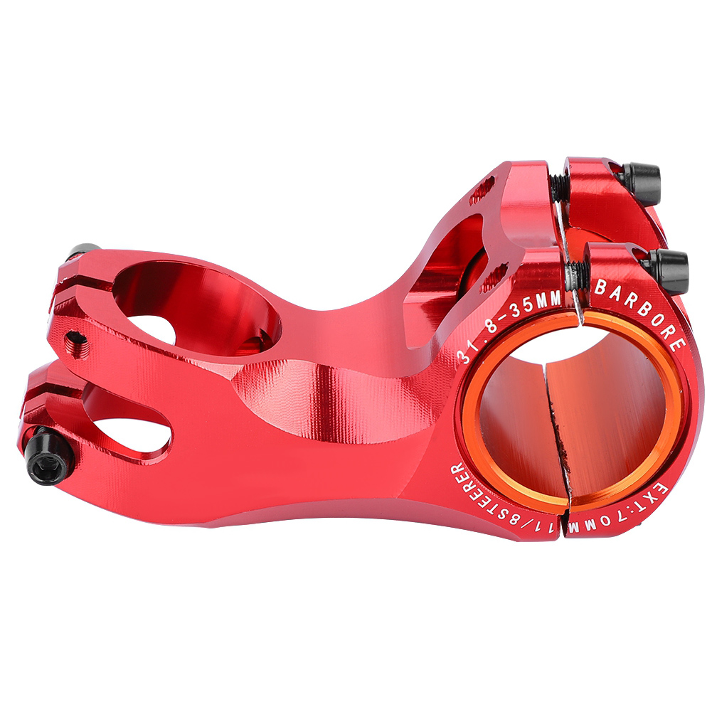 Potence De Vélo De Montagne En Alliage D'Aluminium -17 Degrés, 31,8 Mm, De Rechange (rouge)