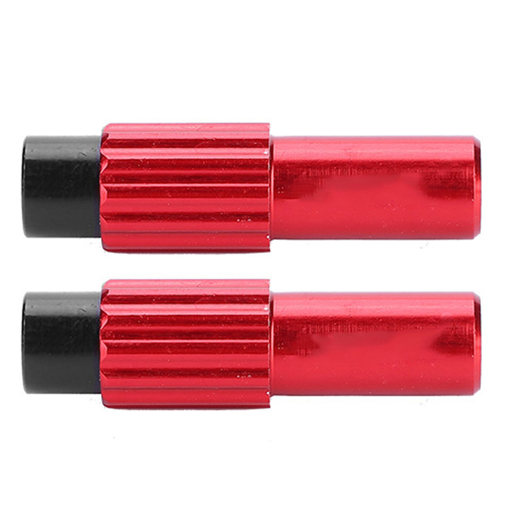 Paire De Capuchons De Réglage Et De Connecteurs De Câble De Frein De Vélo Pour Changement De Vitesse (rouge)