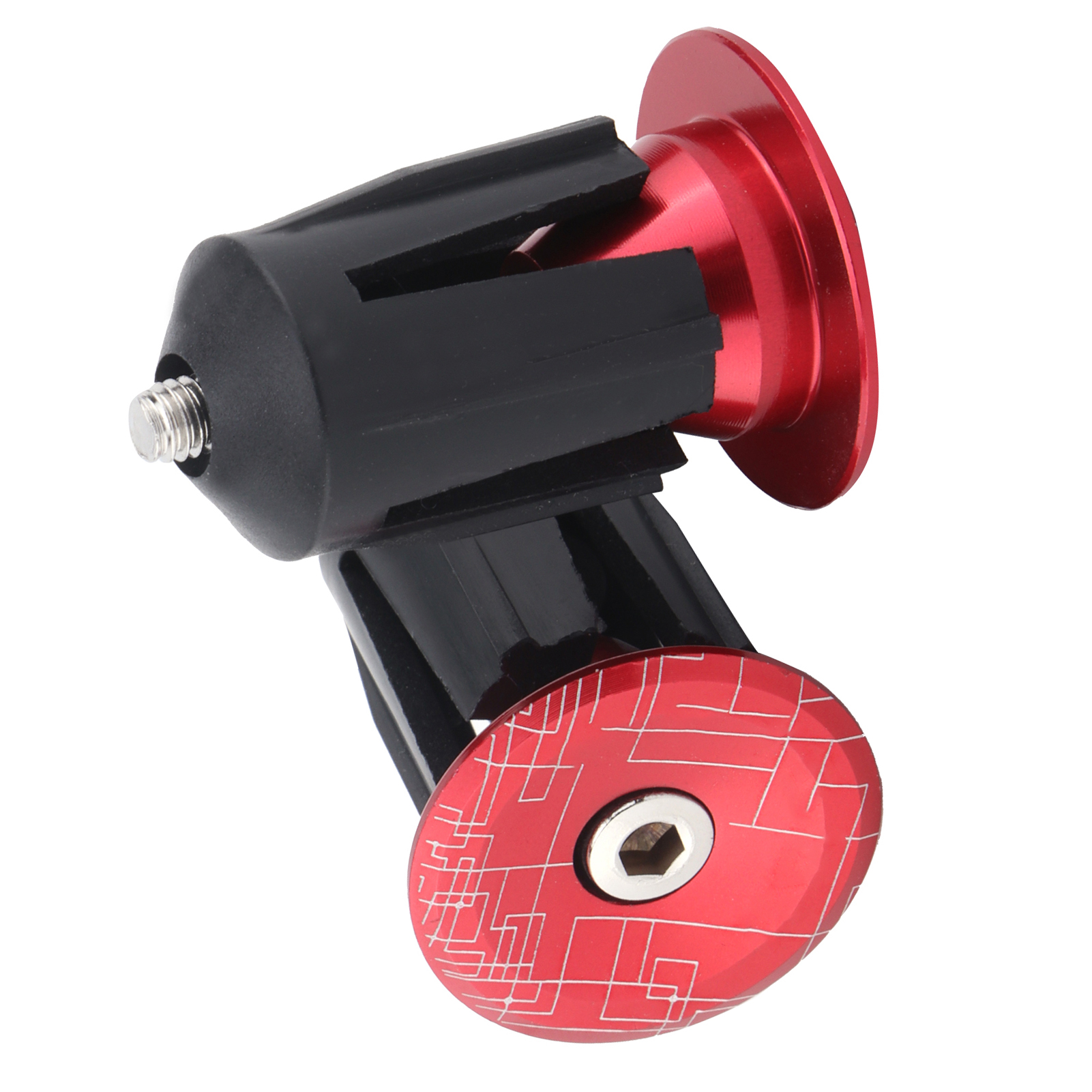 Lot De 2 Embouts De Guidon Pour Vélo De Route Et Vtt (rouge)
