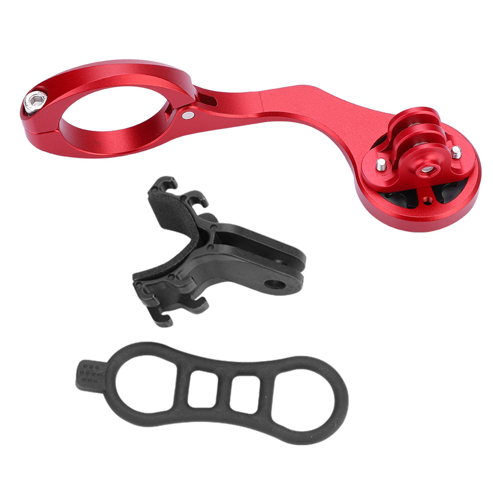 Support D'Extension Pour Caméra D'Action, Lampe Torche Et Ordinateur De Vélo En Alliage D'Aluminium (rouge, Pour Bryton)