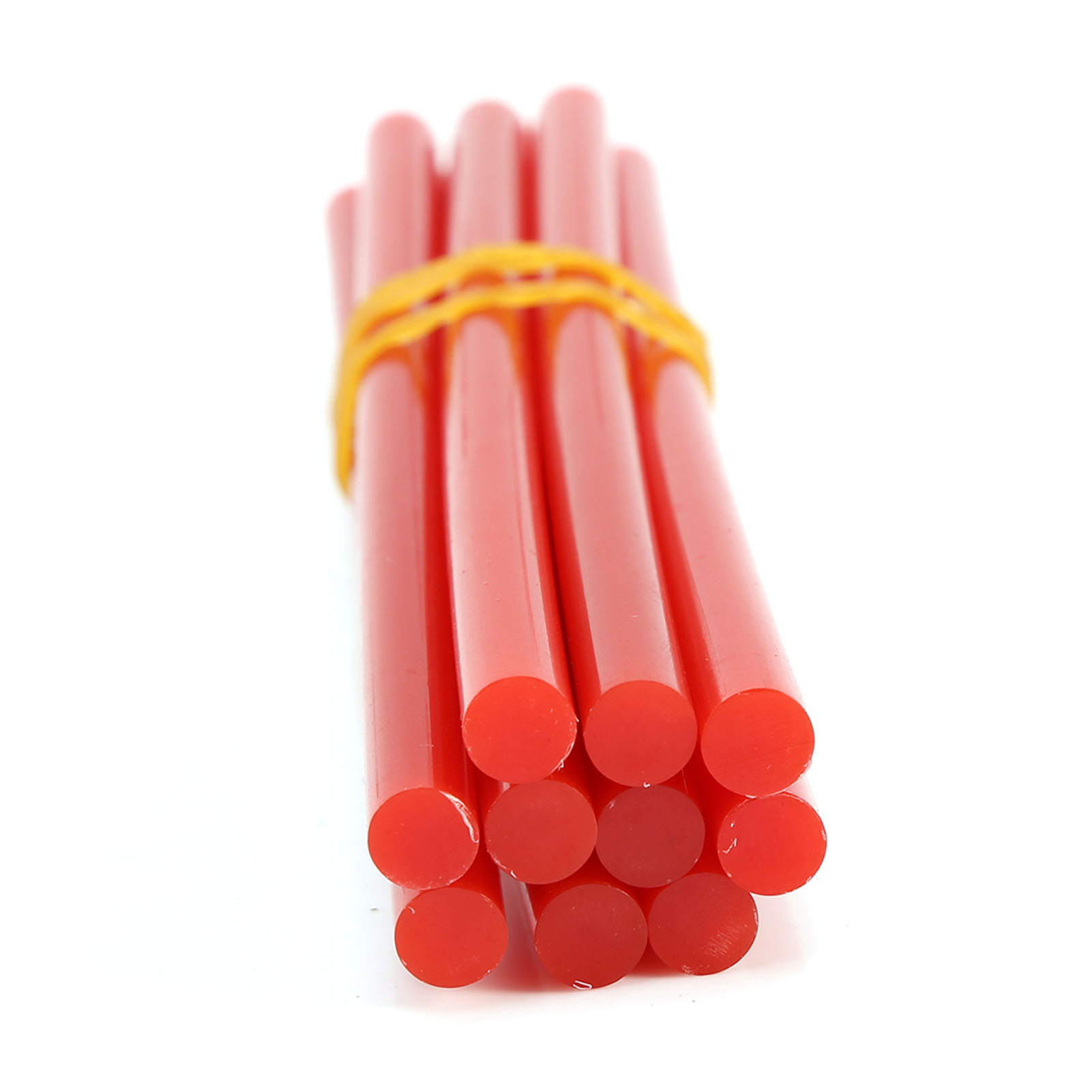 Packung Mit 10 Heißklebesticks, 7 X 150 Mm, Rot, Für 20-w-klebepistolen Mit Geringer Leistung, Farbige Klebstoffe
