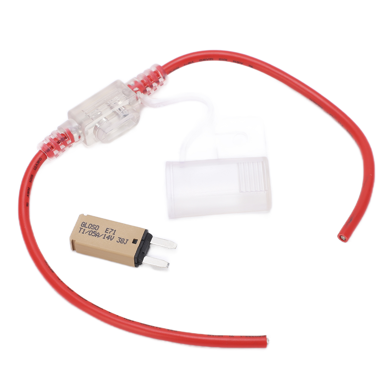 12v 5a Sicherungshalter Mit Automatischer Rückstellung, 31,5 Cm, Wasserdicht, 12awg Tpe+pvc-kabelschutz Für Wohnmobil, Yacht, Lkw
