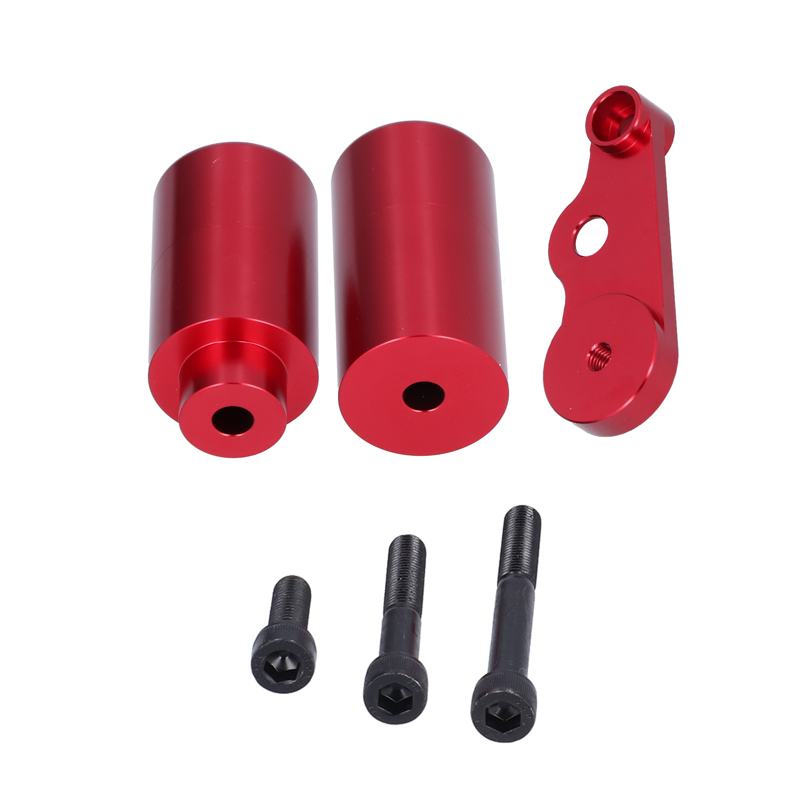 Motorradhalterung Für Gsxr 600/750 (2006–2009), Rote Motorschutzbügel, 3-teiliges Schutzkappen-set, Individuelles Zubehör, Suzuki-kompatibel