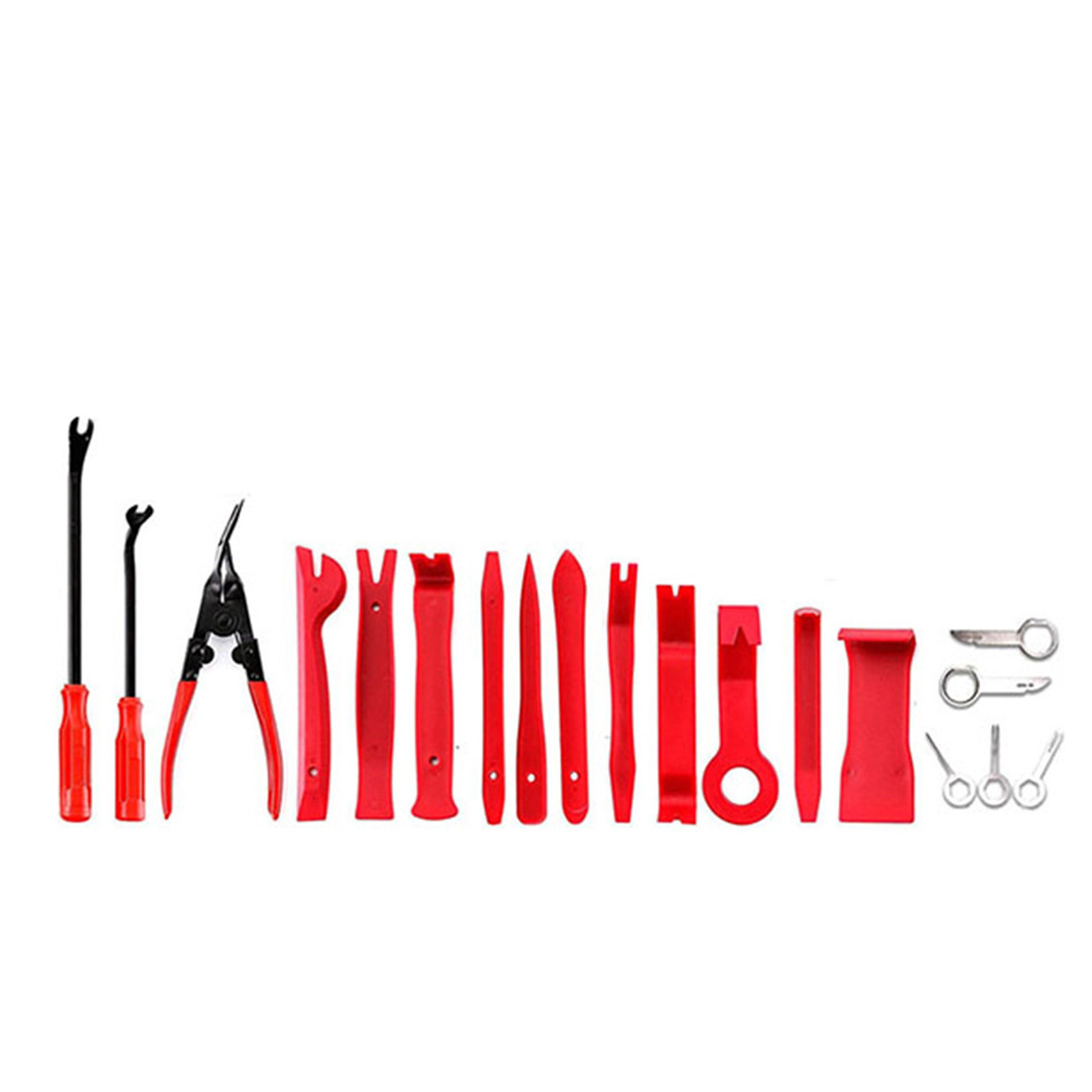 19-teiliges Autoverkleidungs-entfernungsset, Türclip-entferner, Innenhebel, Handwerkzeuge Mit Segeltuchtasche.