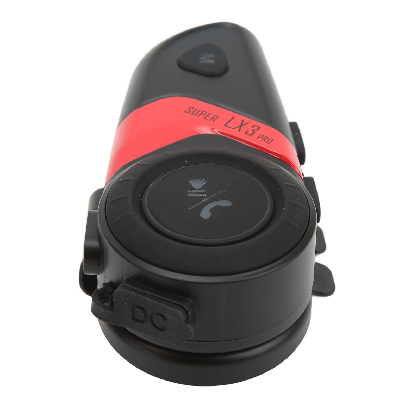 Motorradhelm Bluetooth 5.0 500m Intercom Universal Freisprech-audio-kit Roter Integralhelm-kopfhörer