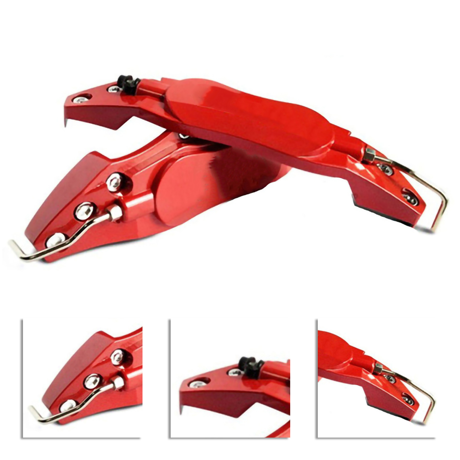 Universeller, Hochfester Bremssattelschutz Aus Aluminium, Bremssattelschutz Für Autos, Rot, Größe M, Robuste Bremssattelabdeckung