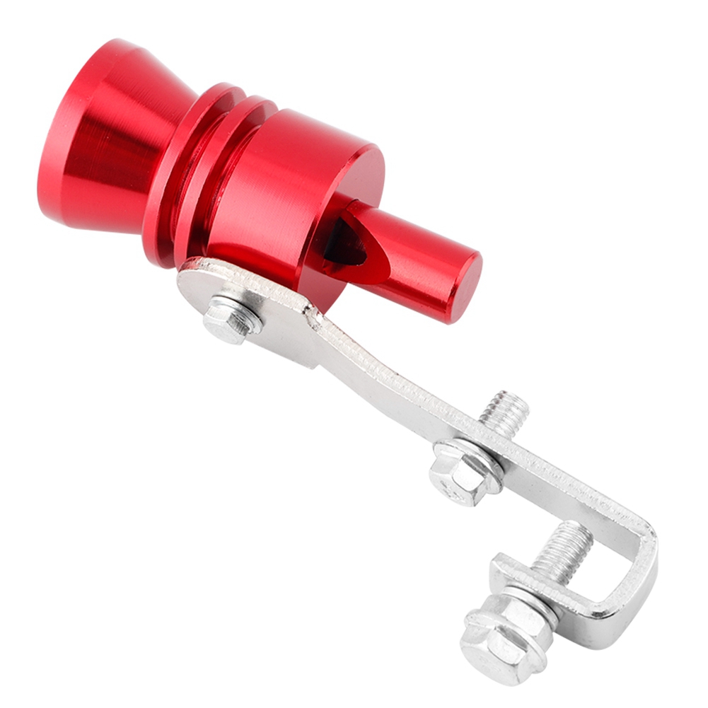 Universeller Turbo-pfeifschalldämpfer Für Autoauspuffanlagen, Rotes Tuning-zubehör, Kompatibel Mit Pkw, Suvs Und Atvs, Sportliche Klangspitze