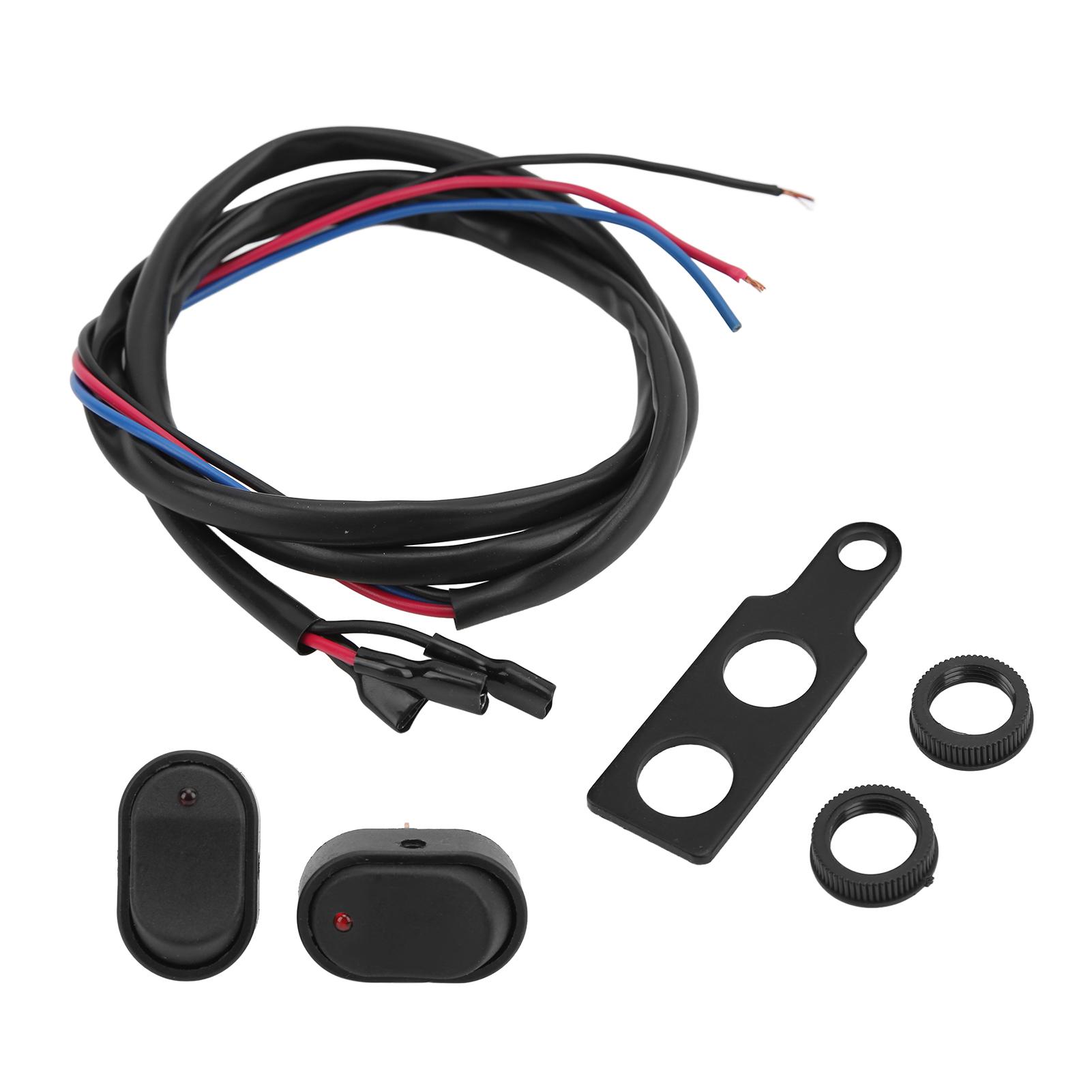 12v 30a 3p Spst-wippschalter Mit Wasserdichter Roter Led-anzeige, Für Auto, Lkw, Boot, Motorrad, Ein/aus-taste