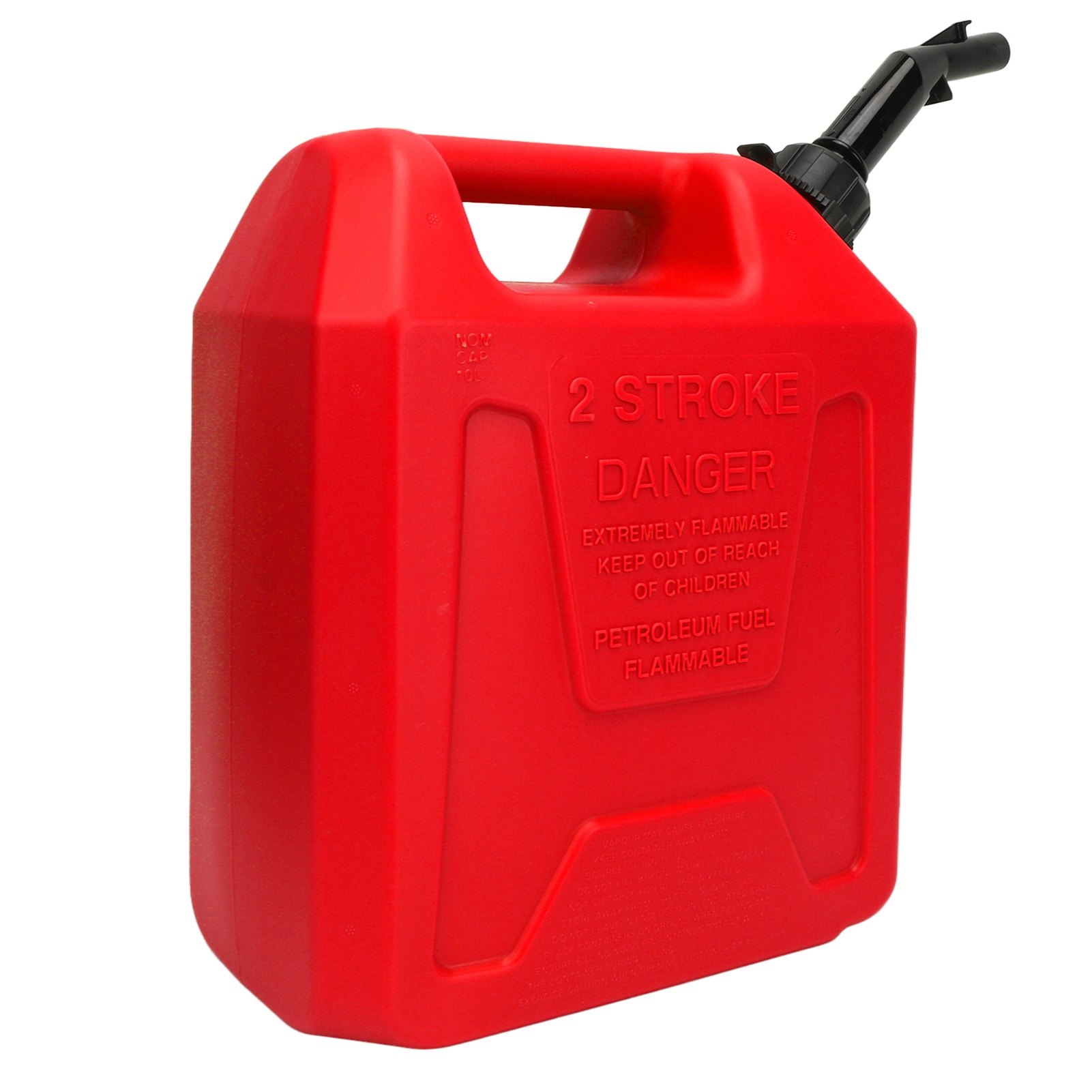 10-liter-kraftstoffkanister, Antistatisch, Stoßfest, Automatische Abschaltung, Tragbar, Sicherer Benzinkanister Für Wohnmobile, Camping, Suvs, Außenbordmotoren, Rot