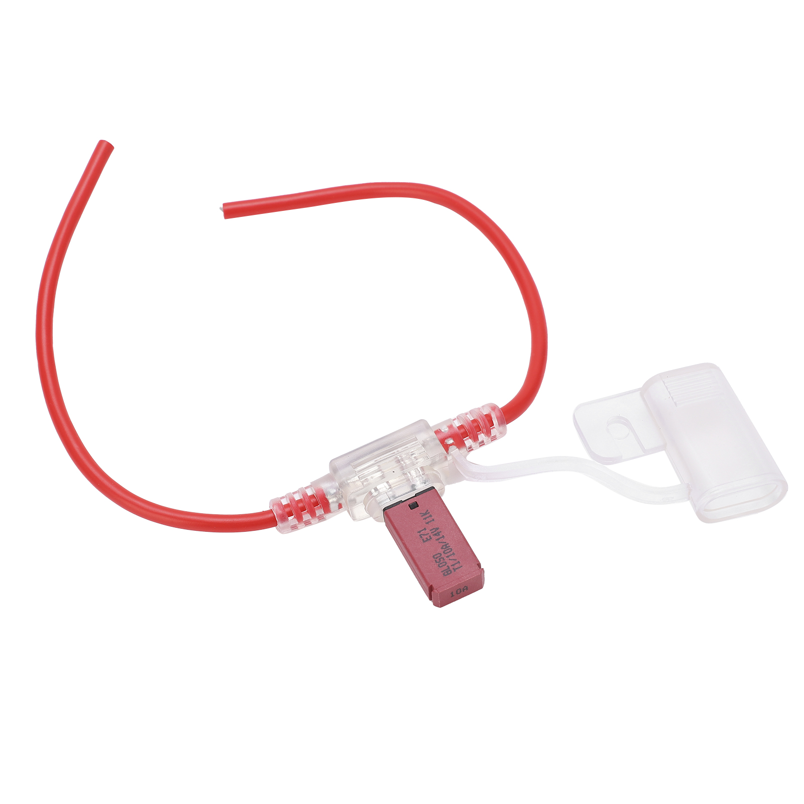 31,5 Cm 12awg Kfz-sicherungshalter Aus Tpe/pvc Mit Rückstellbarem 10-a-leistungsschalter Für Pkw- Und Wohnmobilkofferräume