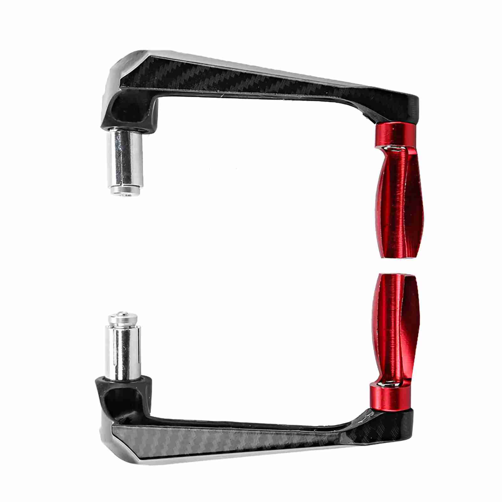 22 Mm Motorradlenker Aus Aluminiumlegierung Mit Rotem Bremshebelschutz, Universell Anpassbar, Rutschfester Handschutz, Robustes Zubehör Für Motocross- Und Roadster-lenker.