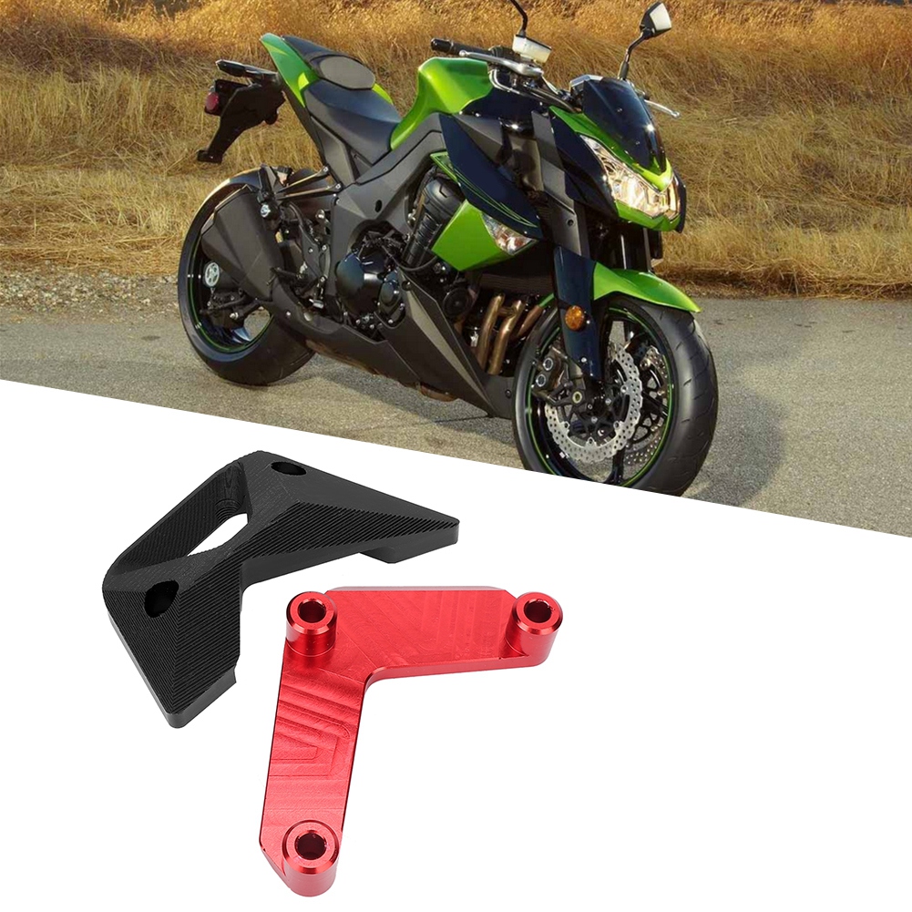 Cnc-gefrästes Aluminium-motorgehäuse, Roter Kurbelgehäuseschutz Für Kawasaki Z1000 2011-2017, Robuste Motorschutzplatte, Kratzfeste Seitenabdeckung, Hochwertiges Ersatzteil.