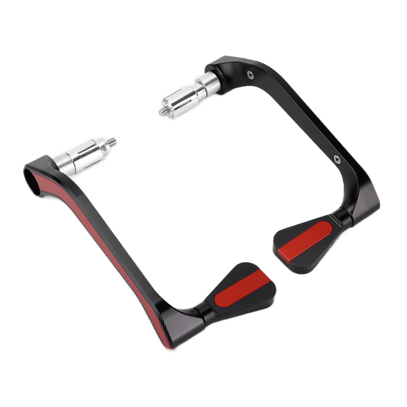 Motorrad-lenkerschutz-set, Aluminiumlegierung, 2-teilig, Universeller Schutz, 22 Mm (0,87 Zoll), Rot, Individuelles Zubehör