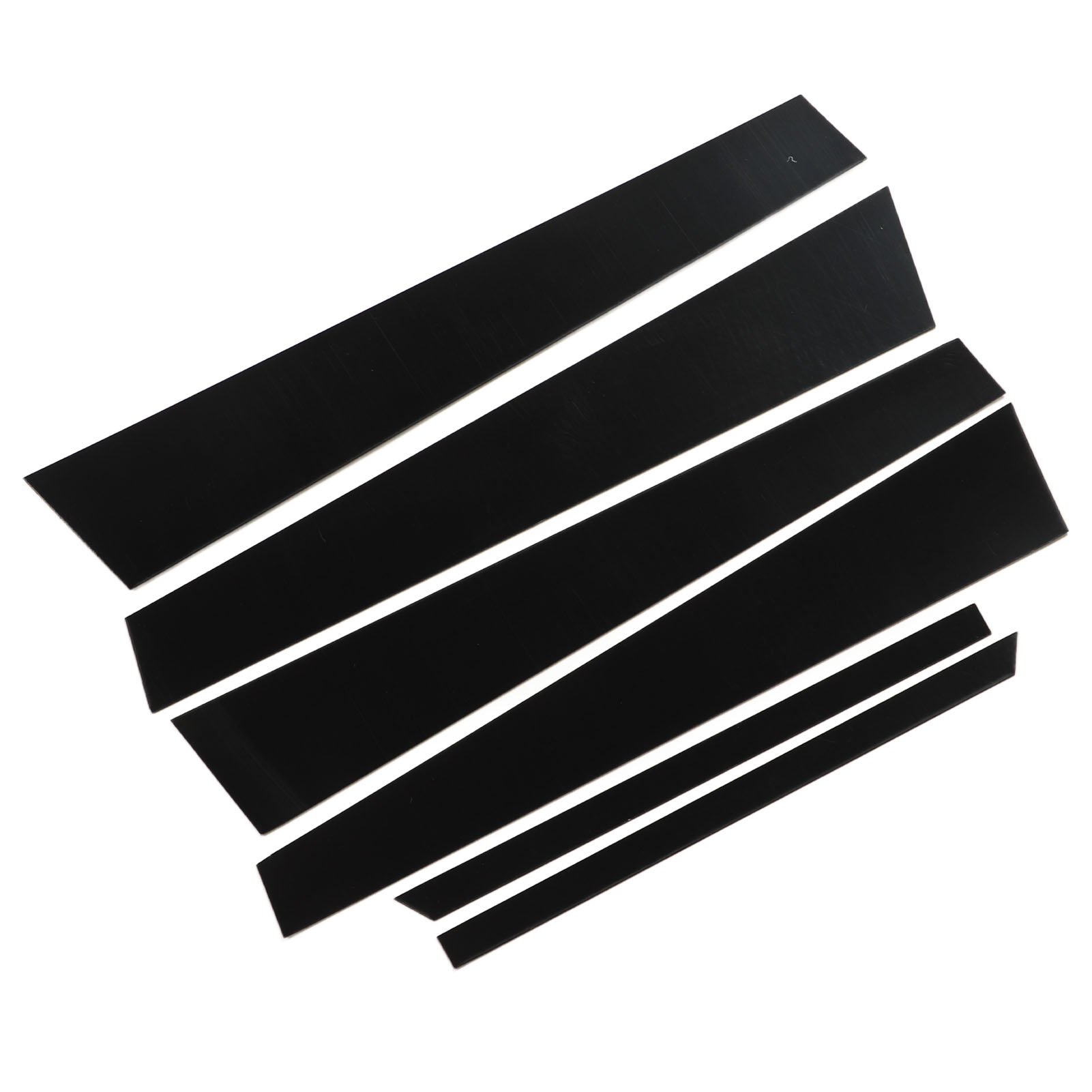 6 Stück B-säulen-türverkleidung, Glänzend Schwarz, Außenfensterabdeckung Für Accord Siebte Generation 2003–2007