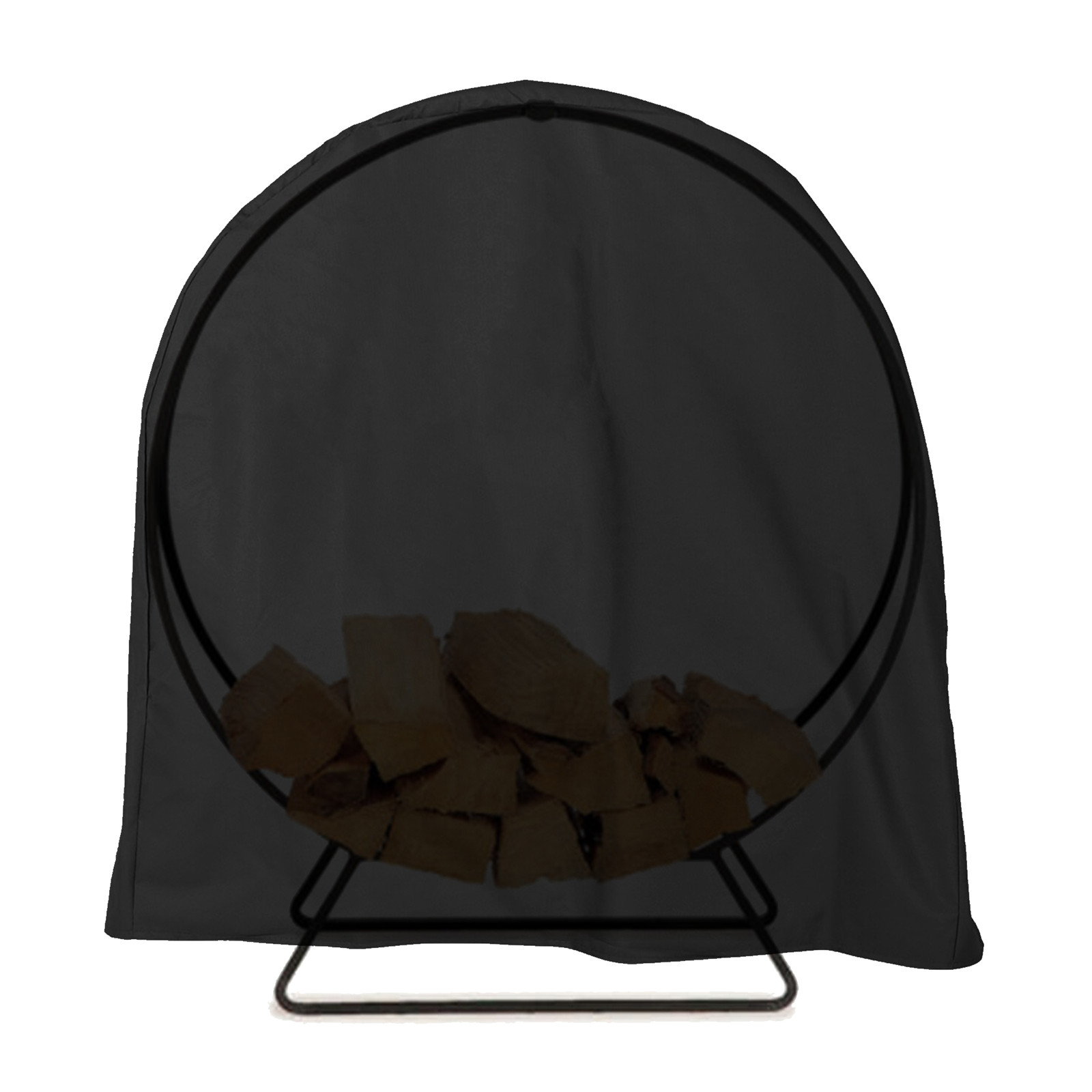 Schutzhülle Für Holzregale, 210d Oxford-gewebe, Wasserdicht, Mit Kordelzug, Robust, Rund, Schwarz, 40 X 24 X 41 Zoll