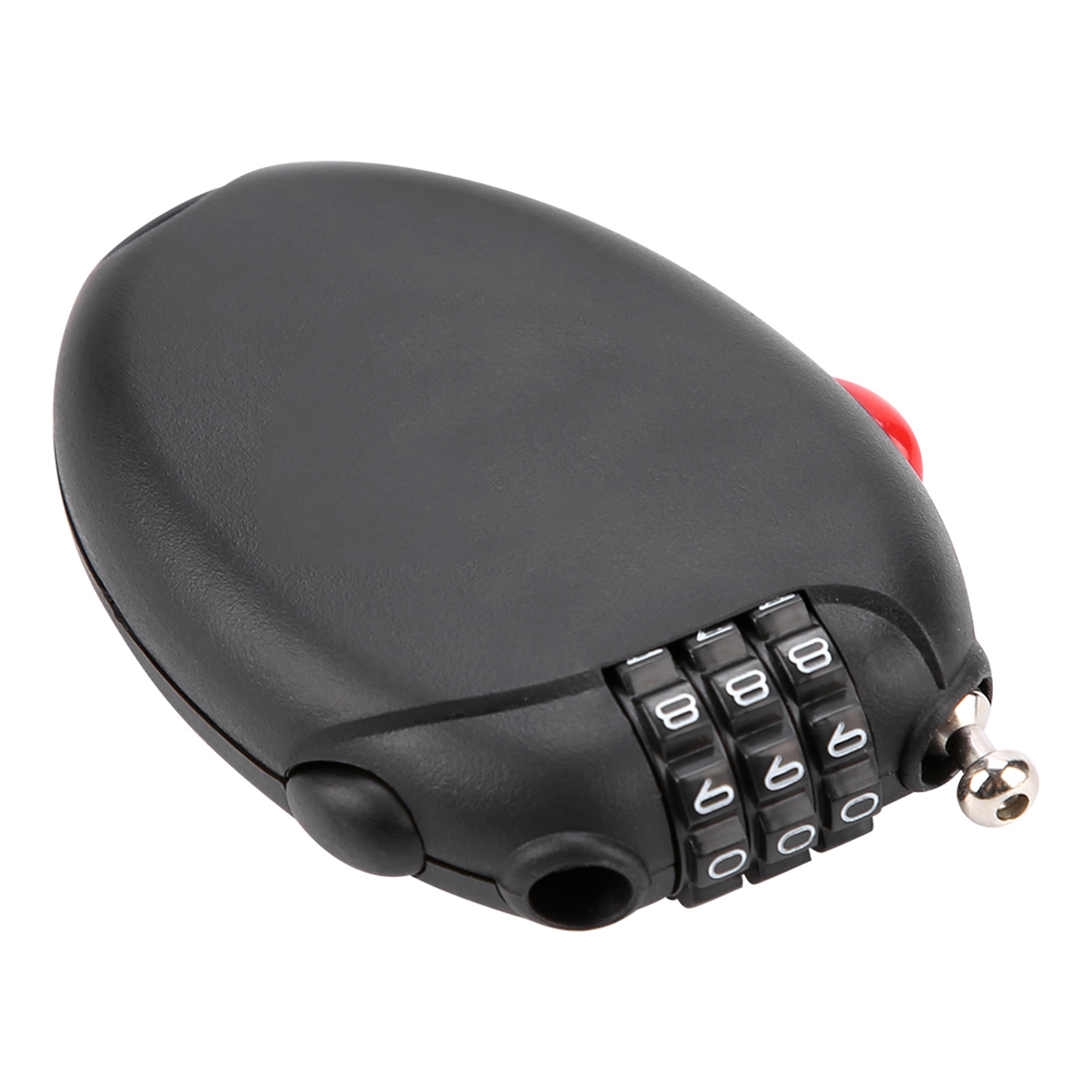 Multifunktionales Mini-kabelschloss Für Fahrräder, Fahrradhelme Und Fahrradhelme – Passwortschutz Gegen Diebstahl