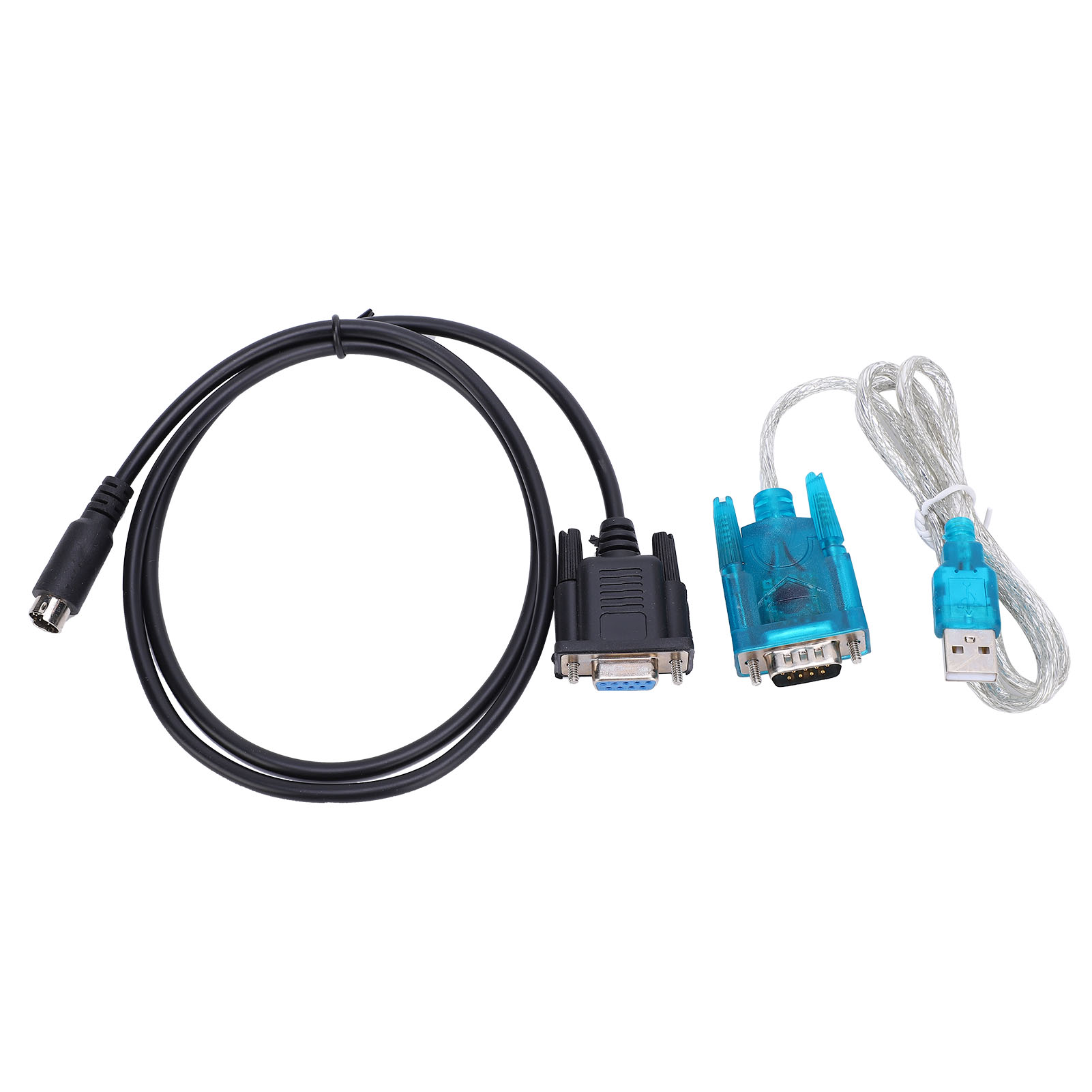 Adapterkabel Usb Auf 232, Sps-kommunikationskabel, Md8-rundanschluss, Schwarz