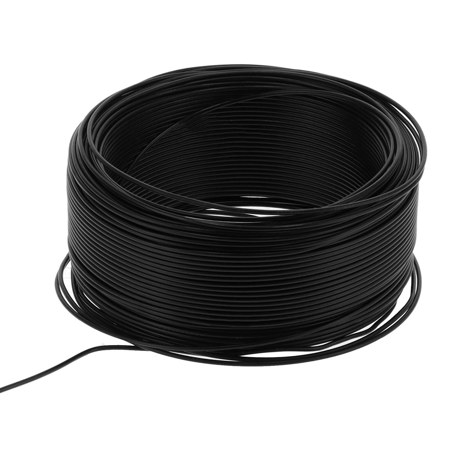 Bvv‑1x1 Elektrisches Flexibles Leitungskabel, 7-adrig, Rot Kupferisoliert, 100 M / 328,1 Ft, Ac 300 V, Schwarz