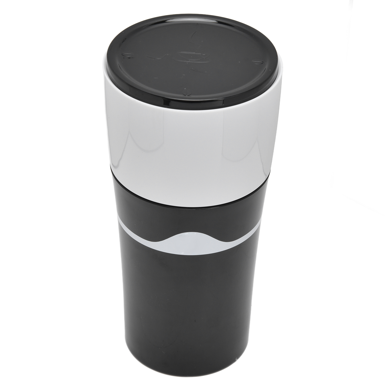 450 Ml Tragbare Filterkaffeemaschine Für Unterwegs, Geeignet Für K-cup-kapseln, Schwarz/weiß
