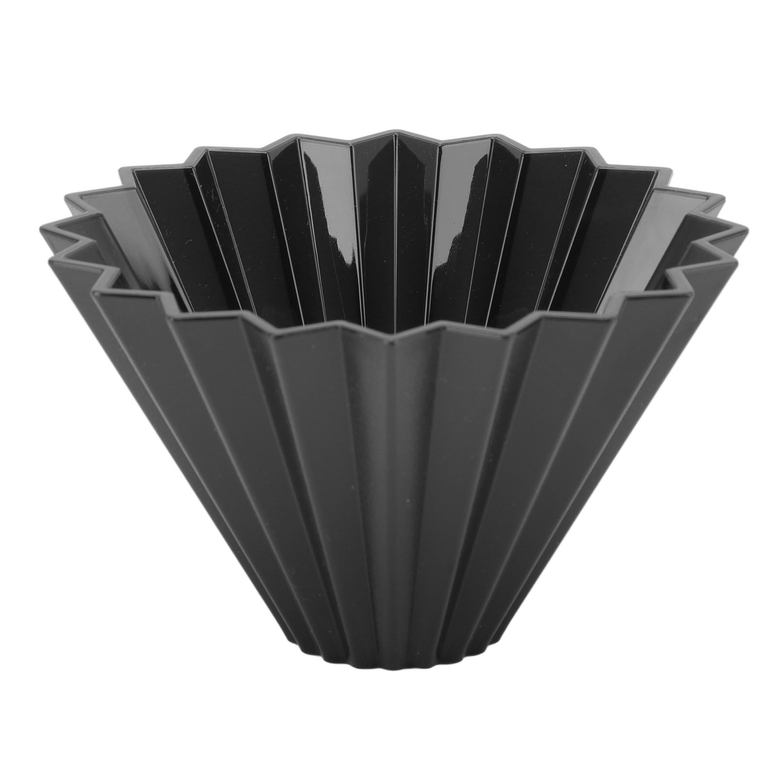 Wiederverwendbarer Konischer Kaffeefilter Aus Kunstharz Für Handgebrühten, Schwarzen Kaffee.