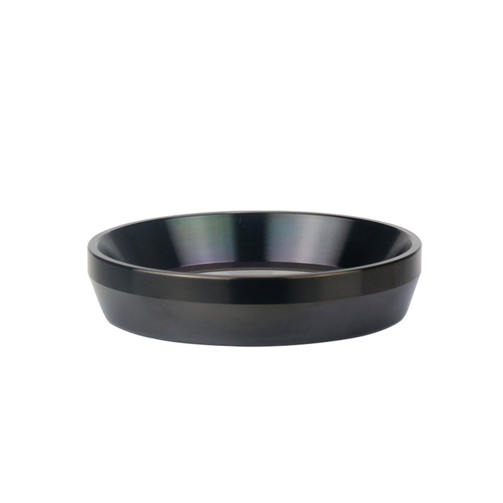 Staubfreier Dosiertrichter, Universelle Dosierringe Aus Aluminiumlegierung, Für Zuhause Und Café, 58 Mm / 2,3 Zoll, Schwarz