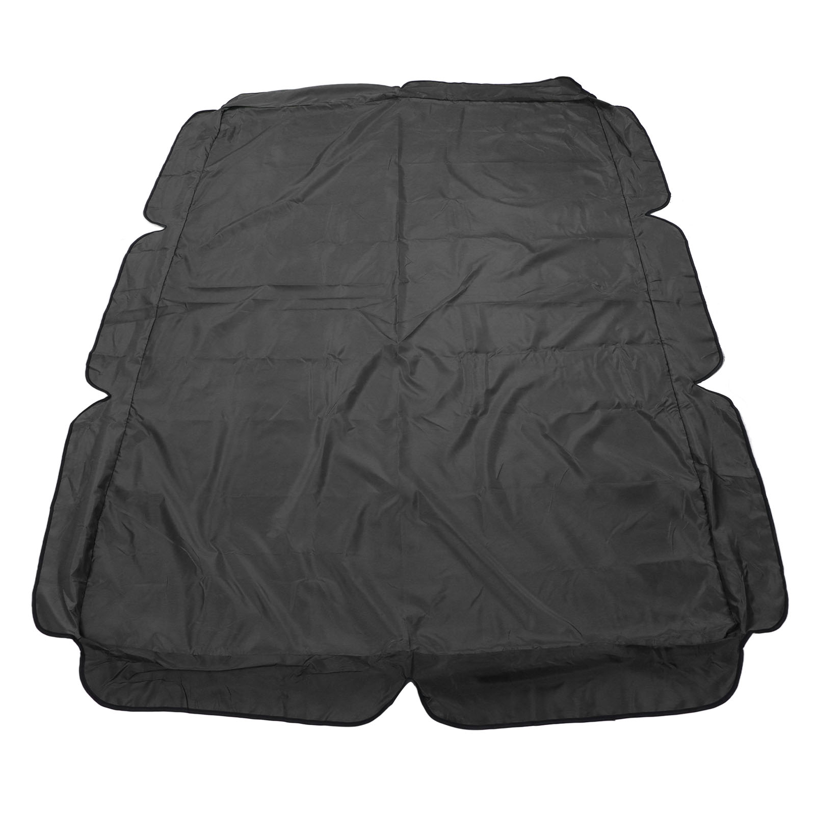 Gartenschaukelüberdachung, Wasserdicht, Staubdicht, Aus 210d Silberbeschichtetem Oxford-gewebe, Schwarz